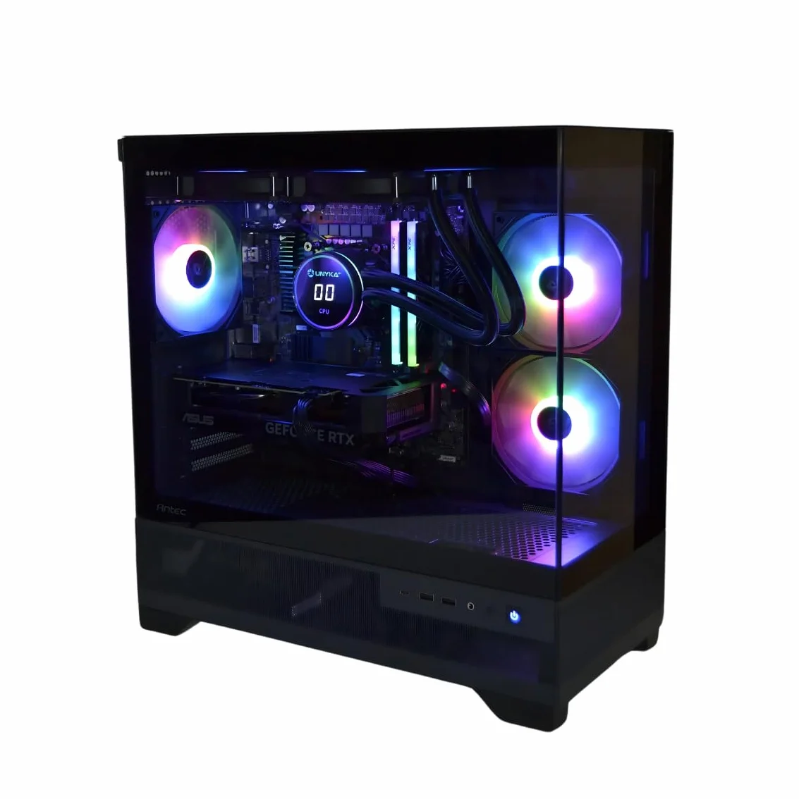 TrendingPC PC Gaming Intel Core I7 14700f 20 x 5,40ghz • NVIDIA RTX 5070 12gb • 32gb RAM DDR5 • WiFi 6 y Bluetooth 5.2 • SSD m.2 1tb • Refrigeración Líquida 240mm • Windows 11 Pro • PC Gamer