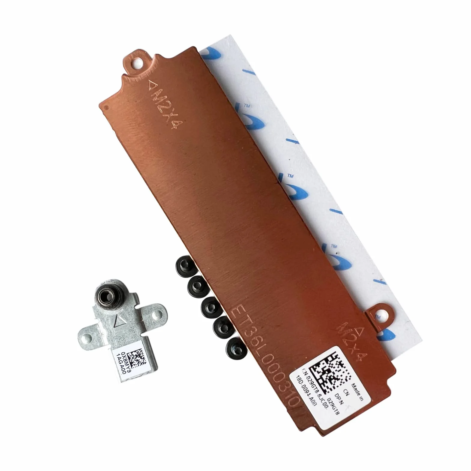 M.2 2280 SSD Kit de almohadilla térmica reemplazo para Dell G15 5510 5511 5515 soporte escudo 26XY1 disipador térmico Caddy X8MY9