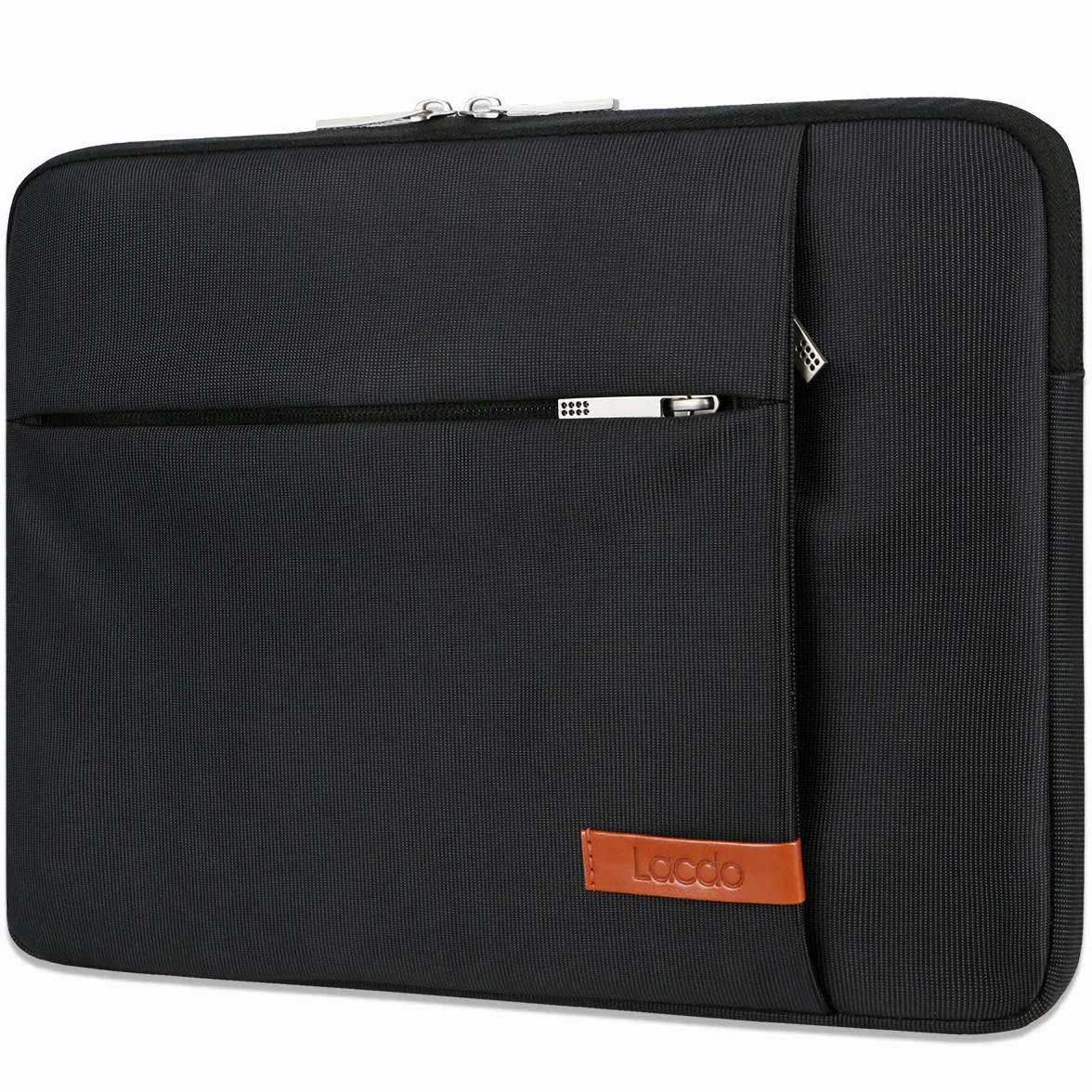 Lacdo 15.6 Pulgadas Monitor Funda Protectora para Portátiles para 15.6 Pulgadas Portable Monitor, Pantalla de computadora portátil Monitores externos portátiles con Bolsillo para Accesorios, Negro