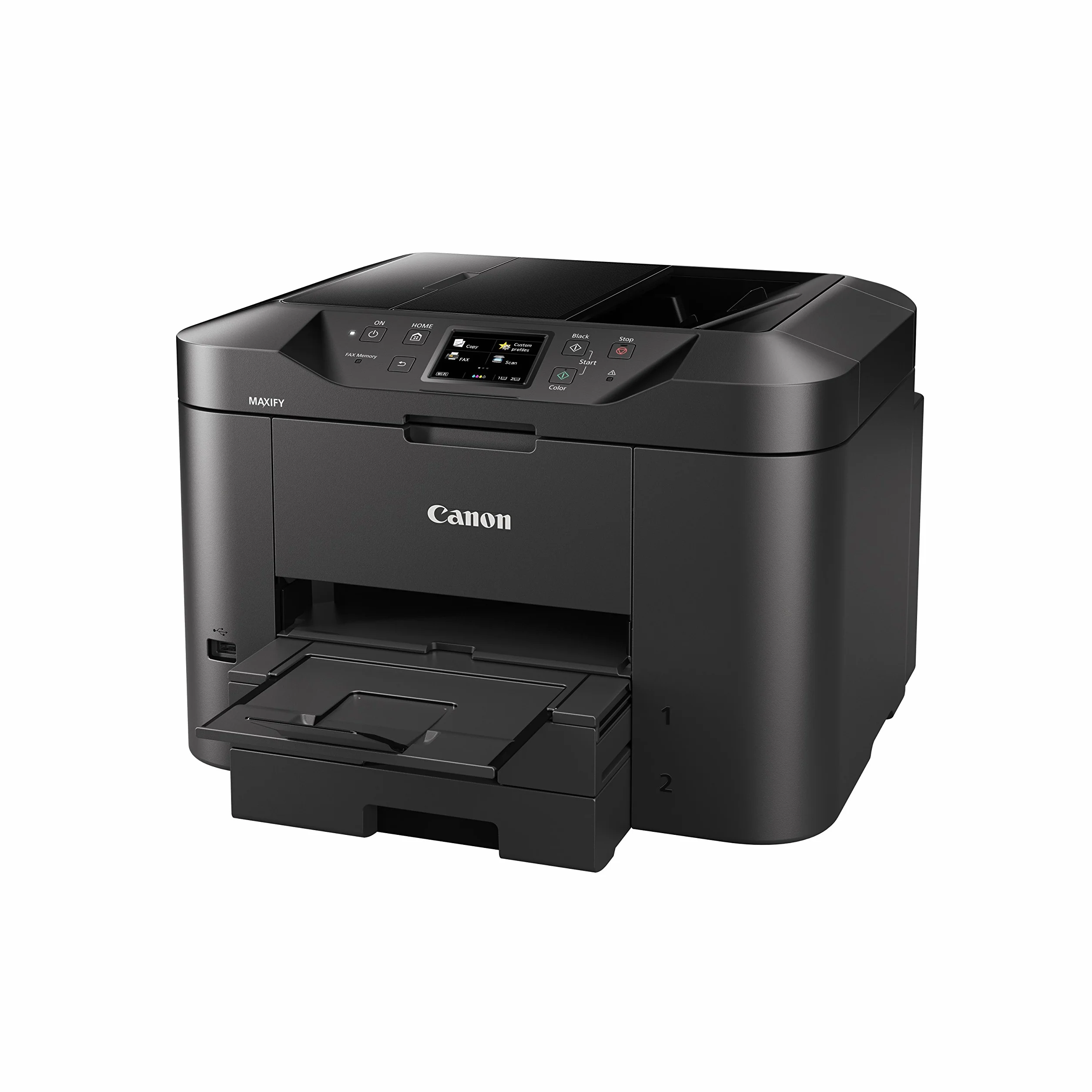 Canon MAXIFY MB2750 - Impresora de inyección de Tinta (2 Cassettes de 250 Hojas, Pantalla táctil TFT, 15,5 ipm en Color y 24 ipm en Blanco y Negro)