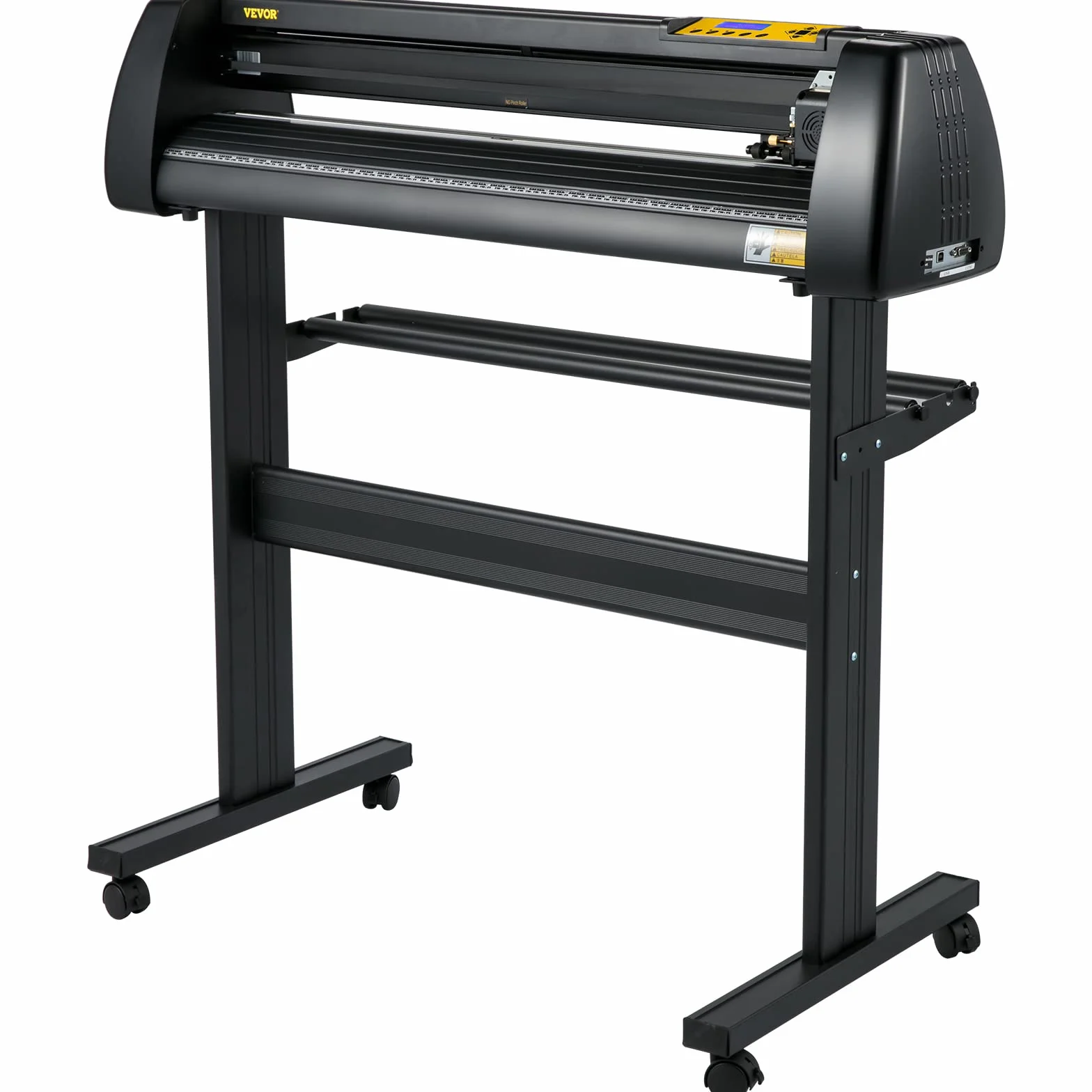 VEVOR Máquina Cortadora de Vinilo Alimentación de Papel 720 mm Impresora de Vinilo de Fuerza Velocidad Ajustable Pantalla LCD Kit de Fabricación de Letreros Compatible con Windows Software Signmaster