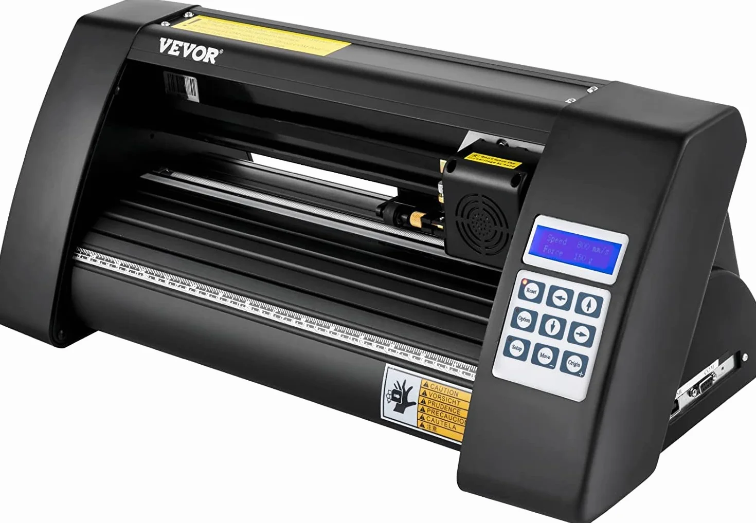 VEVOR Plotter de Corte Posicionamiento Semiautomático de 375 mm Impresora Cortador de Vinilo 9,2kg Plotter de Corte de Vinilo CA 85-264V Vinilo Cortador Letrero Signcut Impresora Vinilo