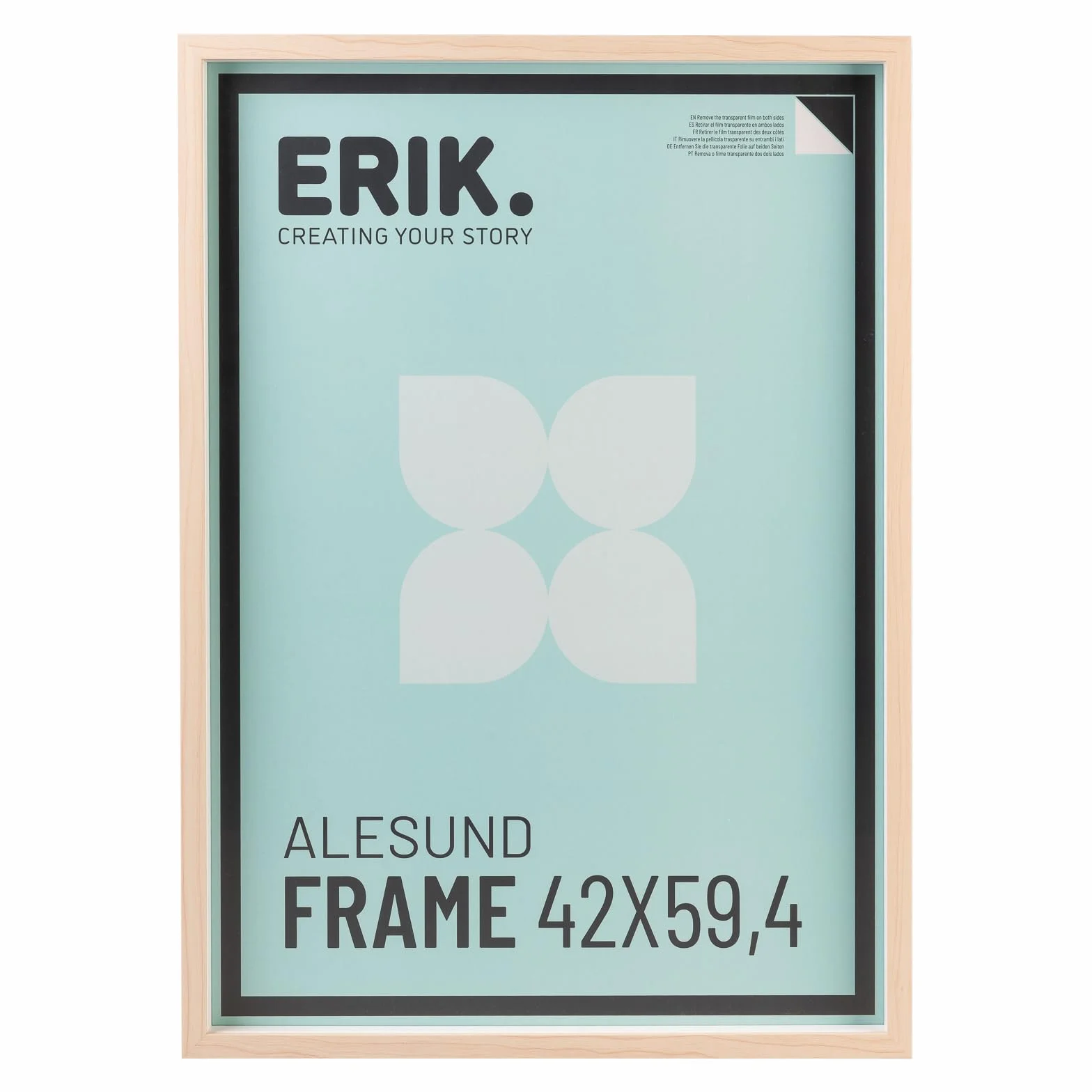 Grupo Erik Marco A2 Madera 42x59,4 cm marron haya - Marcos para cuadros Decoracion hogar