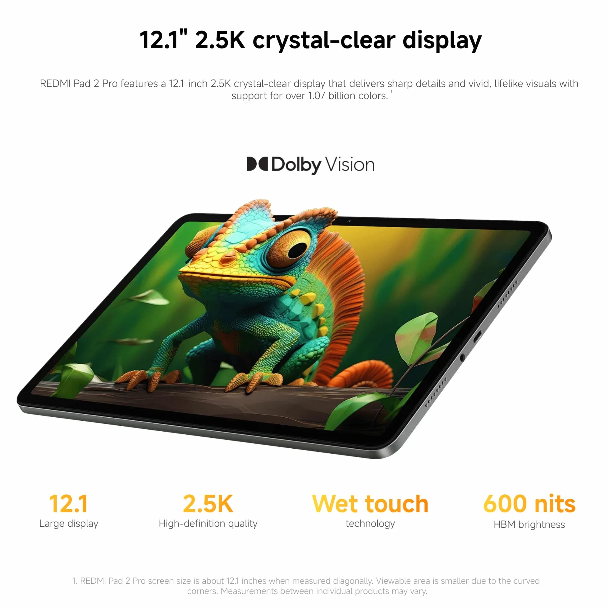 XIAOMI Redmi Pad 2 Pro Graphite Gray 6G RAM 128G ROM