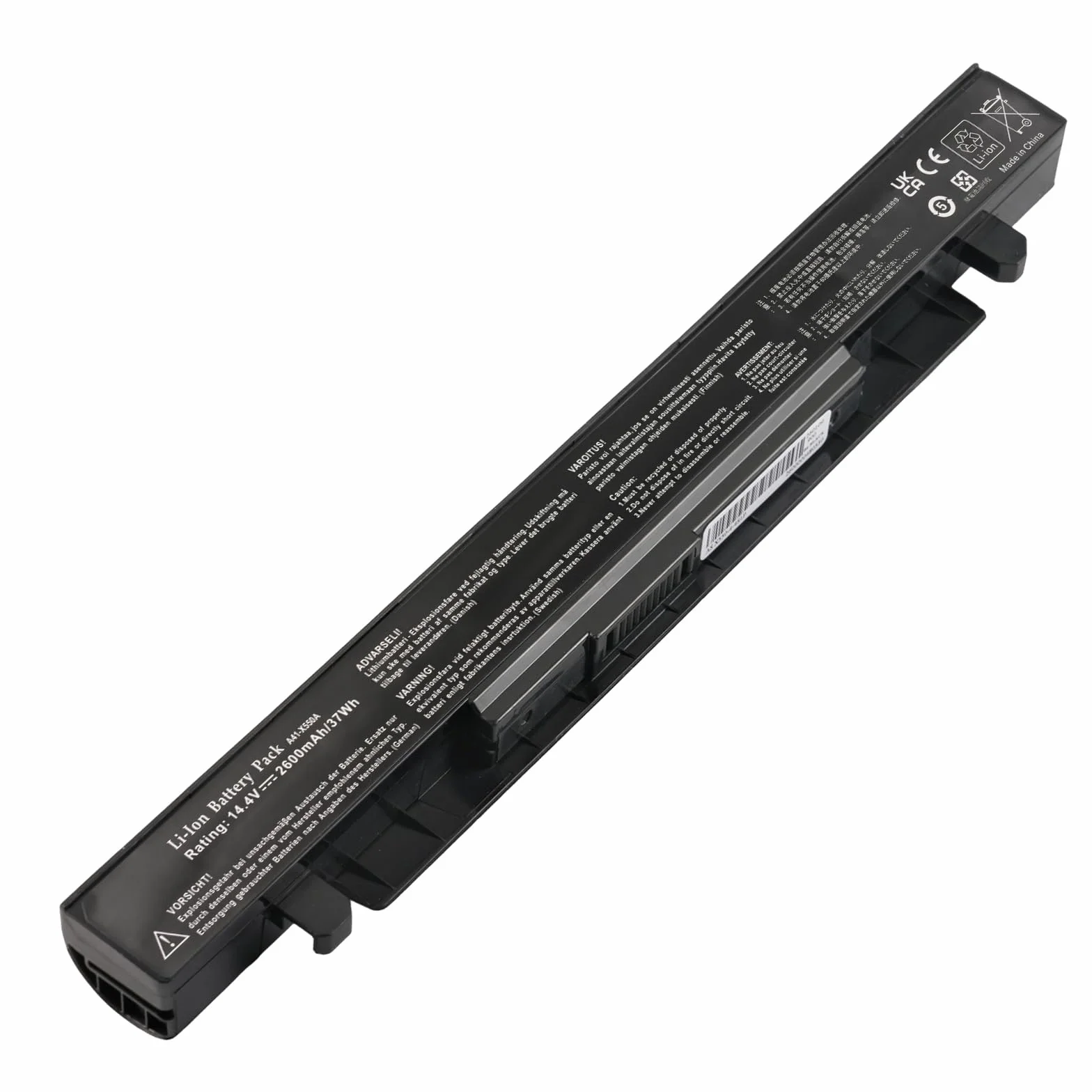 A41-X550A Batería de Repuesto para ASUS A41-X550 X550 X550C X550CA X550CC X550CL X550E X550L X552C R510 R510C R510CA R510J R409 A550C A550 F550 F552 K450 K550 P450 P550 Y481C Y581C