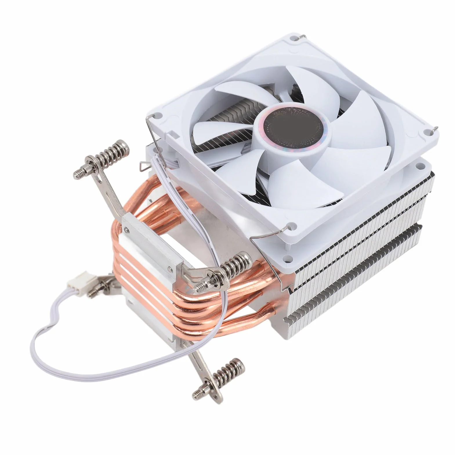 Dioche Enfriador de CPU 2011-3 Ventilador de Refrigeración de CPU de Actualización 2024 de 3,54 Pulgadas con 4 Tubos de Calor, Enfriador de Aire de con Rodamiento Hidráulico para Placas Base 2011: