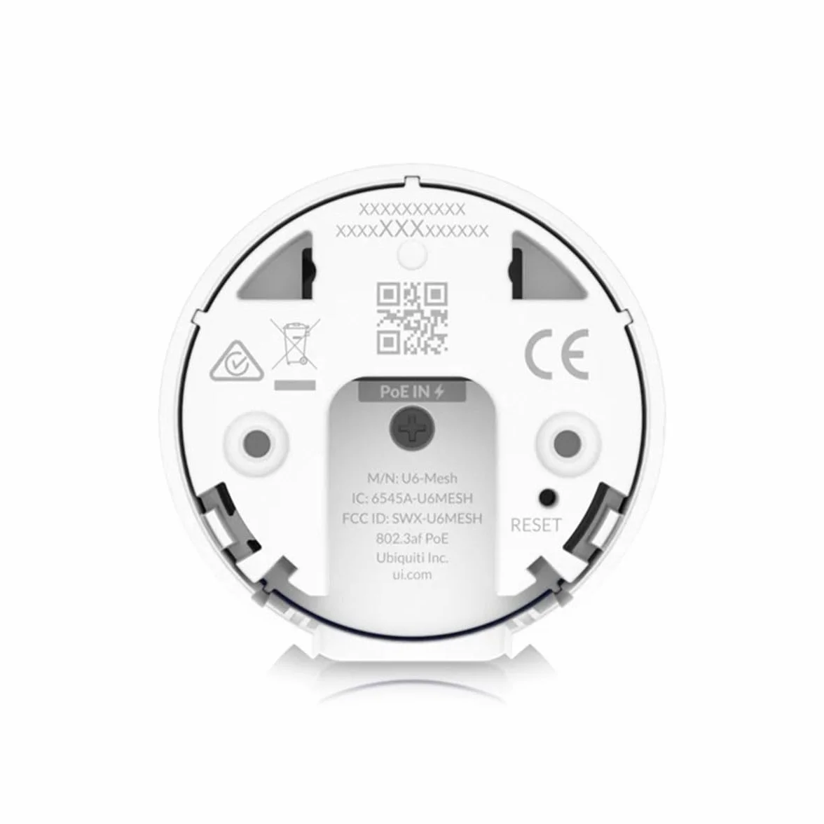 Ubiquiti U6 Mesh Punto de Acceso WiFi 6 para Interior/Exterior PoE Blanco