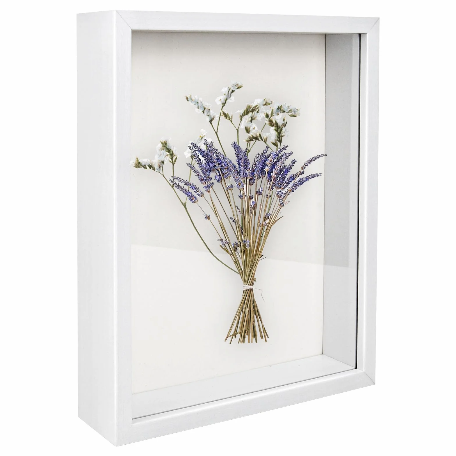 Marco de Fotos 3D, 27 x 22 cm, Marco de Madera Profundo para Rellenar 3D, Caja Profunda con Panel acrílico para Colgar en la Pared o Escritorio, Regalos de Recuerdo Familiares