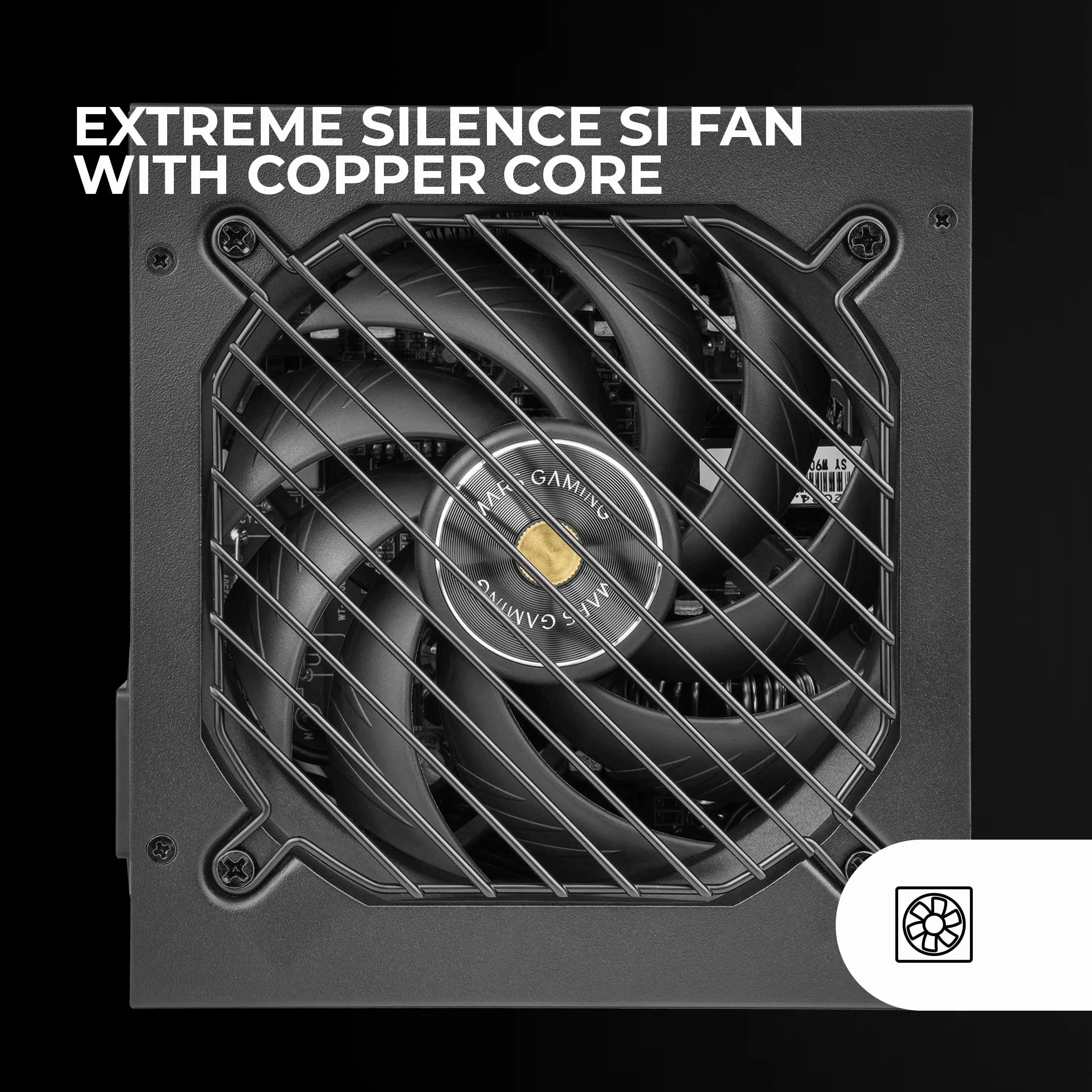 Mars Gaming MPB550SI, Fuente Alimentación ATX 550W, 7 Años Garantía, 80Plus Bronze 230V, 90% Eficiencia, Ventilador SI Extreme Silence, Tecnologías AI2-RPM,Condensadores Japoneses, Negro