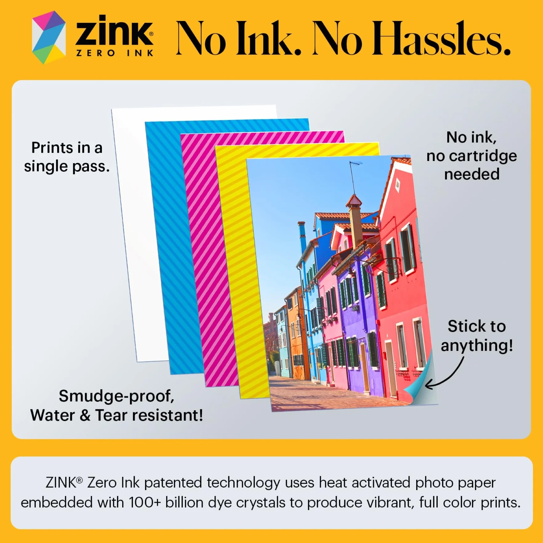 KODAK Step Impresora de fotos instantánea para smartphone - Mini portátil inalámbrica en color - Fotos adhesivas Zink 2x3” - Bluetooth compatible con iOS y Android - App de edición divertida - Rosa