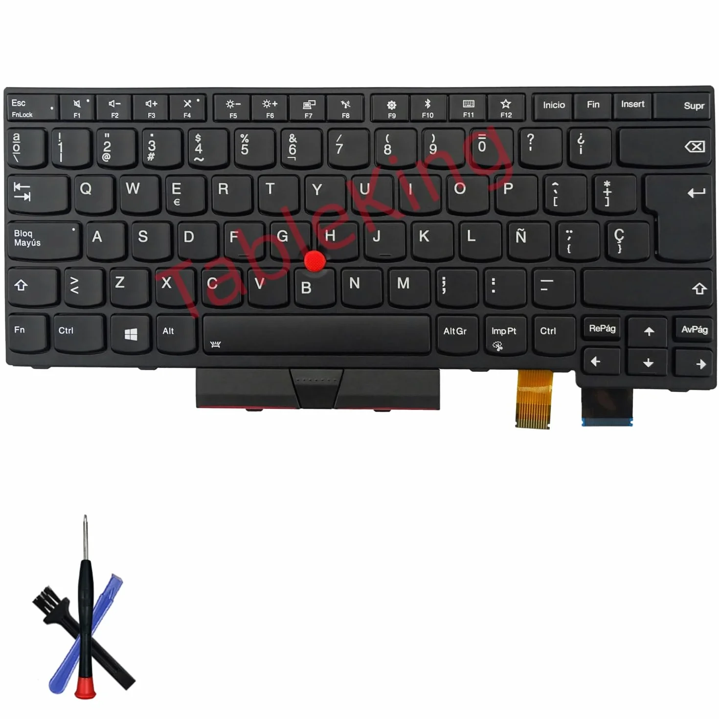 Teclado retroiluminado de Repuesto para Lenovo Thinkpad T470 T480 A475 A485 (Spanish)