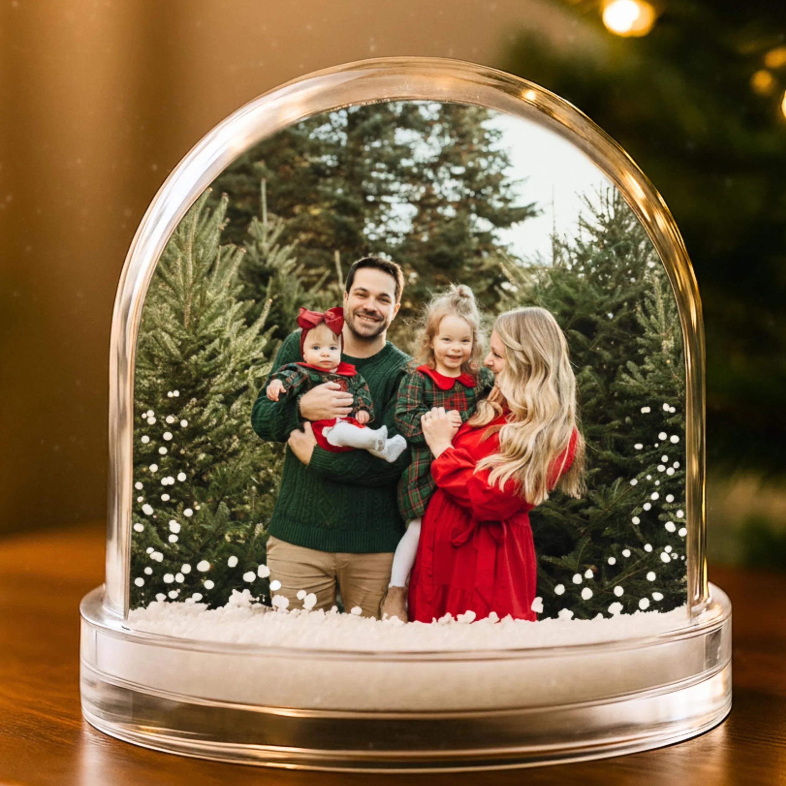 Adornos NAVIDEÑOS Personalizados | Bola de Nieve Decorativa | Globo de Nieve Personalizado | Regalo Navideño Original y Artesanal | Decoración Navideña con Diseño Invernal