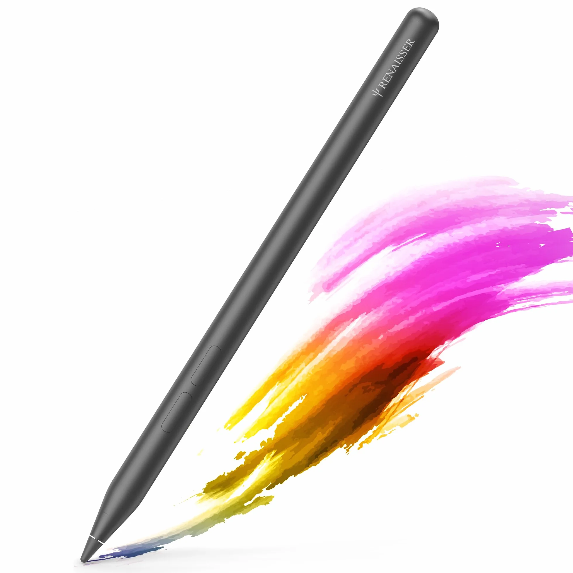 RENAISSER Raphael N520C Lápiz para Microsoft Surface Pro/Go/Book/Studio | MPP 2.0, 4096 presión, sensibilidad a la inclinación, ultraligero, rechazo de la palma de la mano, Carga USB-C, no magnético