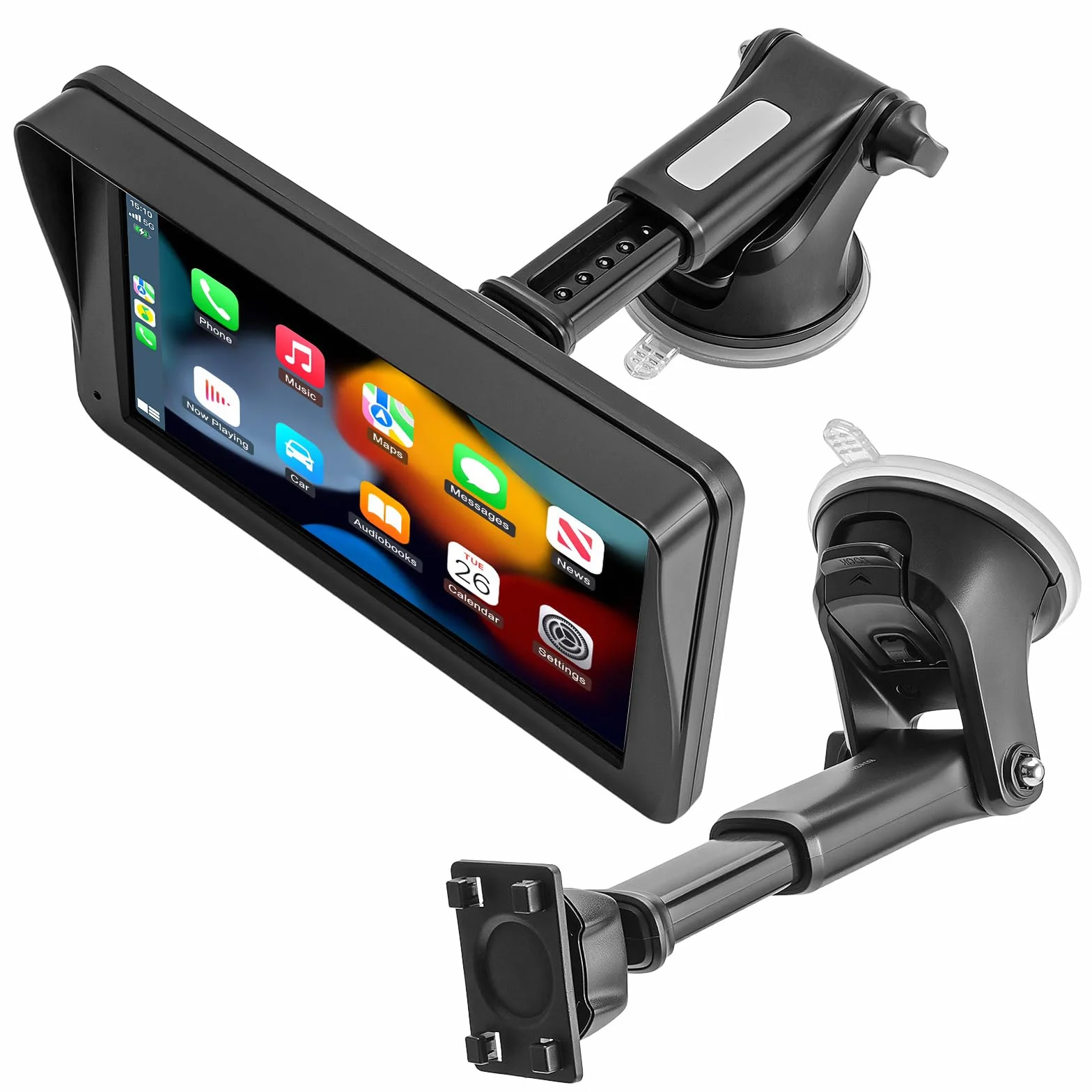 1Zero Soporte de coche con ventosa para monitor portátil