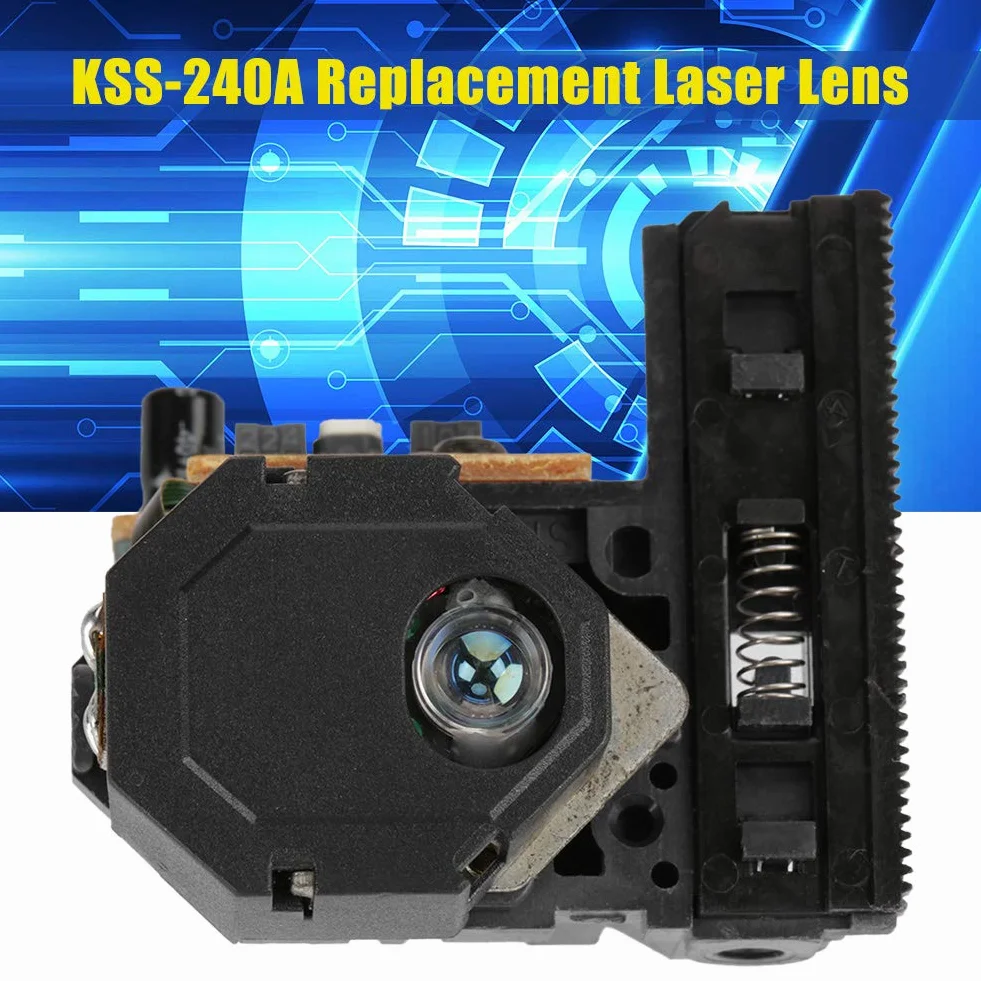 Unidad láser KSS-240A de repuesto para Sony CD DVD y pastilla óptica, fácil y cómoda de reemplazar