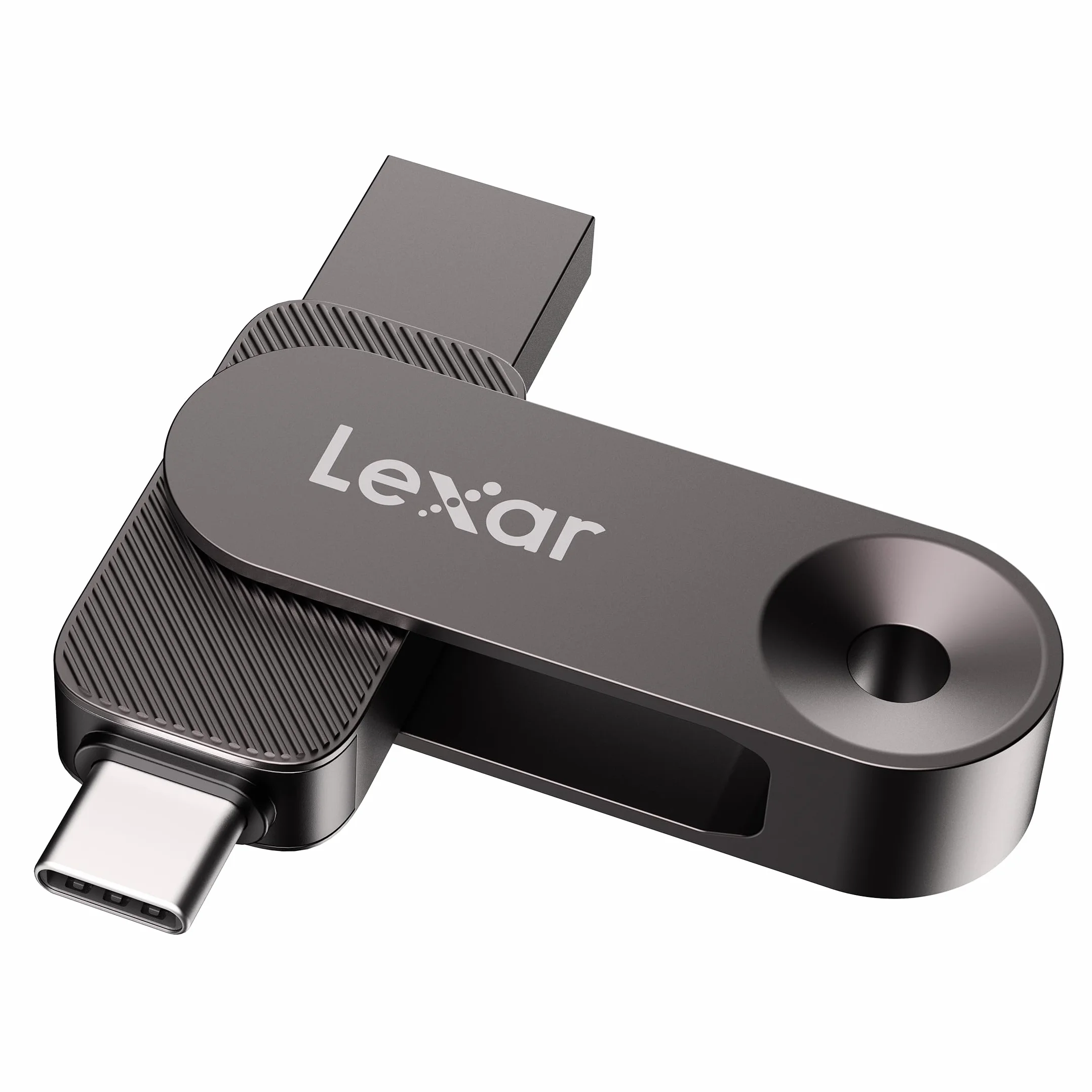 Lexar Unidad Dual de Estado sólido de 128 GB D500 USB 3.2 Gen 1, para Dispositivos USB Tipo C/USB Tipo A, hasta 400 MB/s de Lectura, Compatible con iPhone 15/16/17 Series, Android, Tablet y Mac