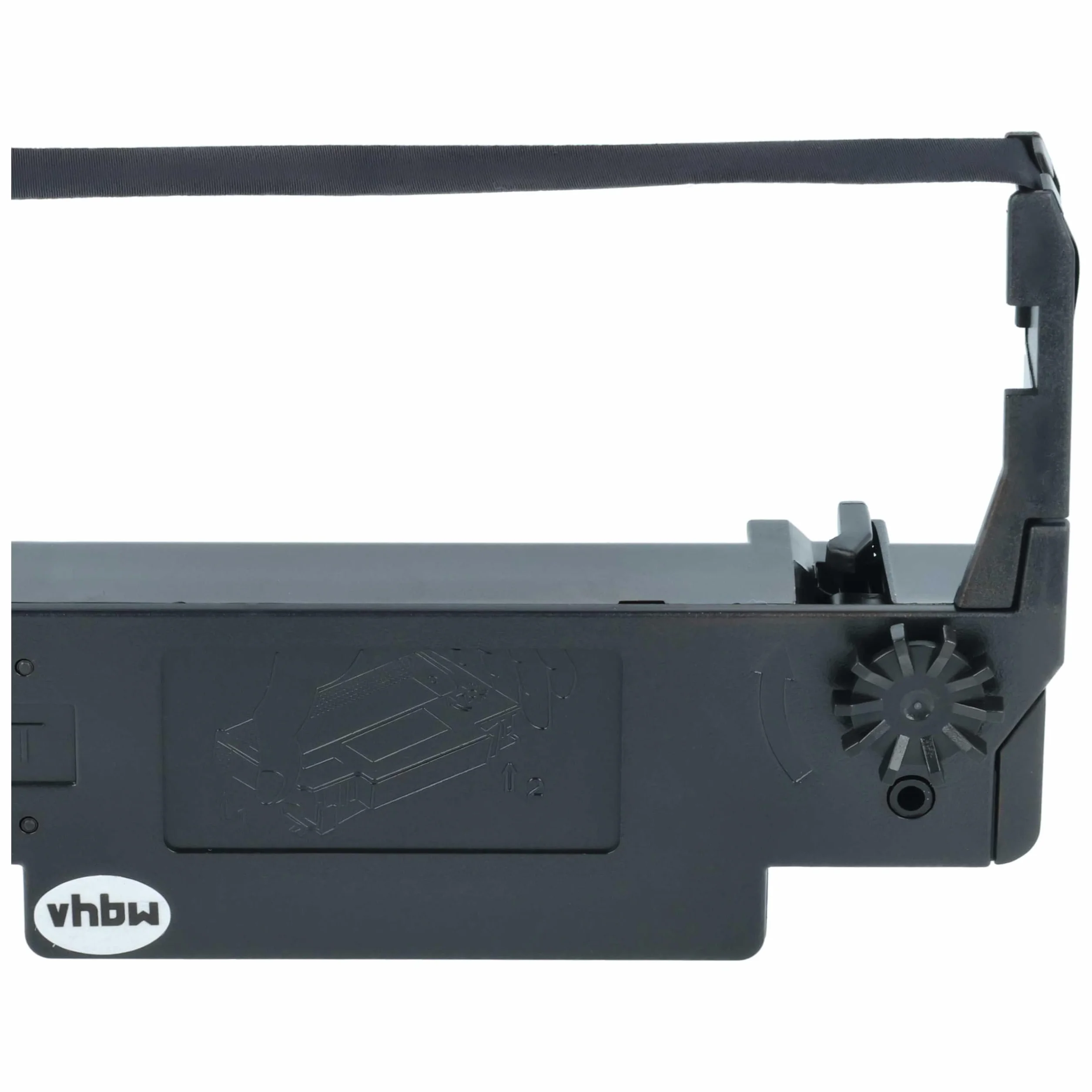 vhbw 10x Cinta de color de escritura reemplaza Epson C43S015451, ERC30B, ERC-34, ERC-38 B, ERC-30, 655N para impresora de matriz o de tickets - negro