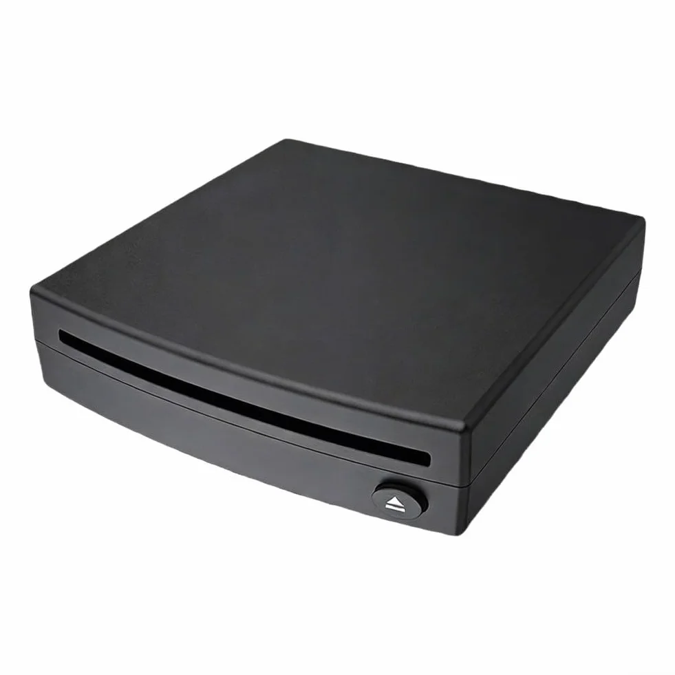 Reproductor portátil con USB para coche, unidad de disco externo con reproducción de audio sin pérdidas, diseño compacto de ABS e instalación de reproducción para sistemas de DVD