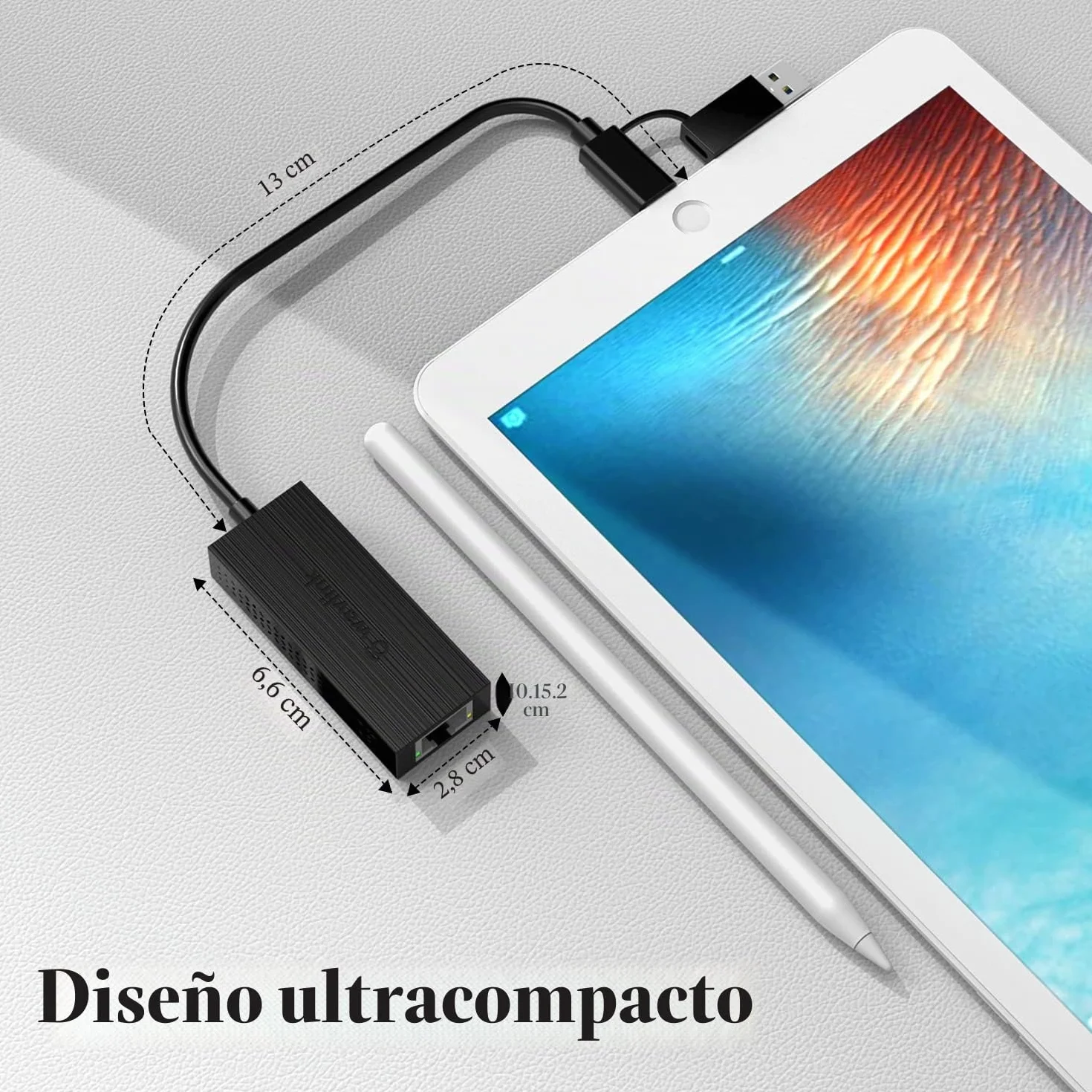 WAVLINK Adaptador USB C a Ethernet, Adaptador 2.5G USB LAN, Compatible con Ordenador portátil, PC con Windows 7/8/10, XP, Vista, Mac OS 10.6 o Superior