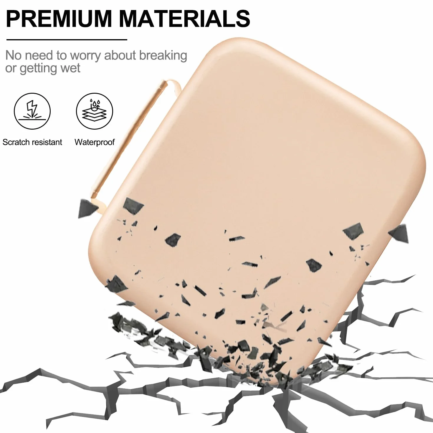 CRTBOTW Carcasa rígida compatible con impresoras fotográficas Canon Selphy CP1500/CP1300/CP1200 con acabado de poliuretano, para almacenar impresoras, baterías, cartuchos de tinta, papel fotográfico