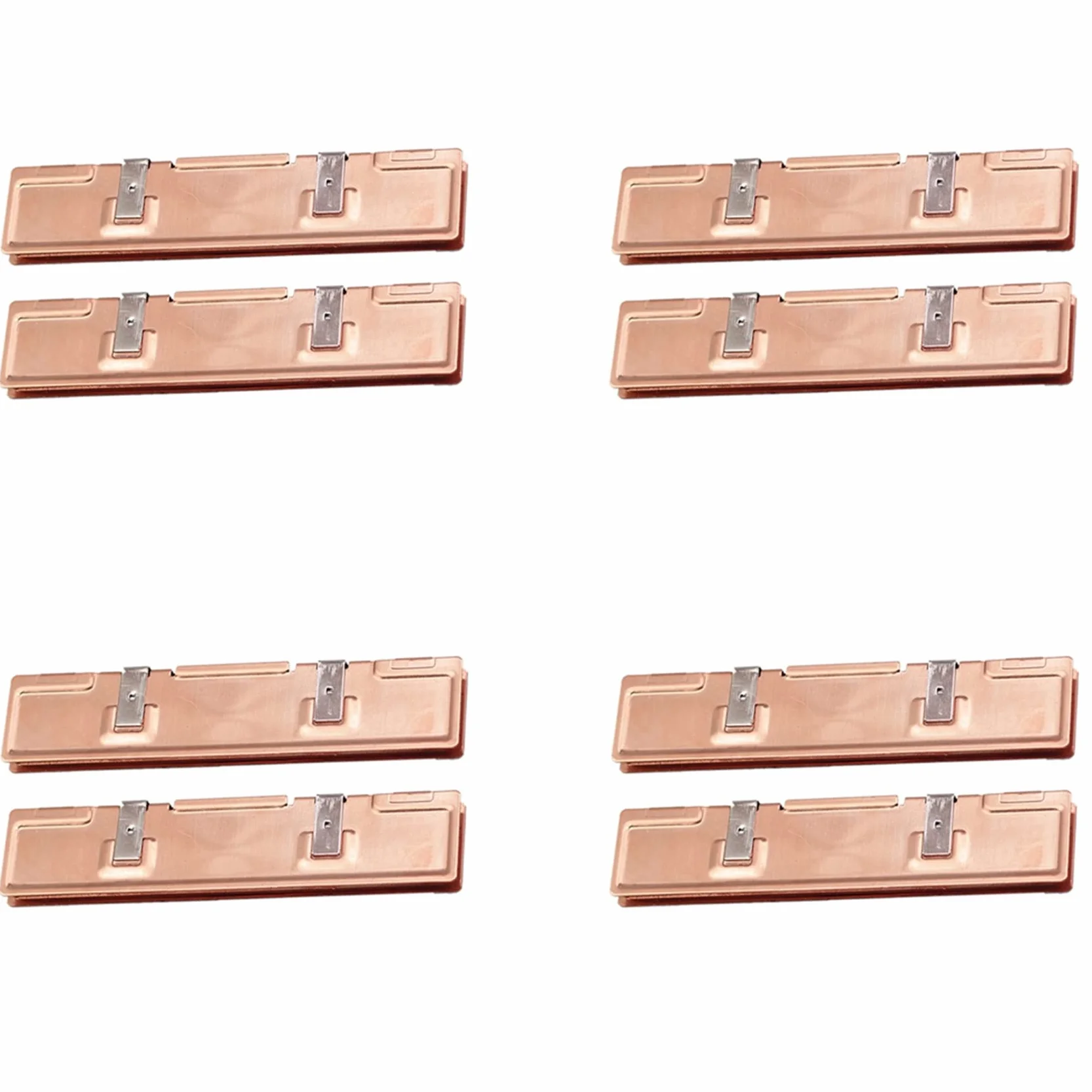 8 Piezas para Ram Enfriador de Memoria Disipador de de Refrigeración Radiador de Memoria de Escritorio DDR2 DDR3