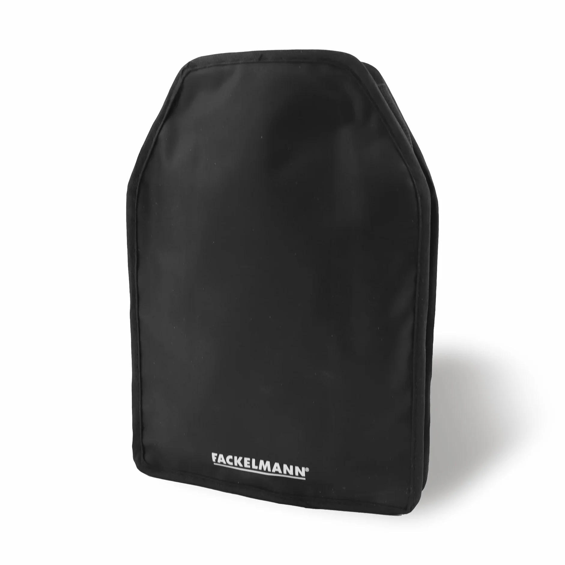 Fackelmann Funda Enfriadora para Botellas, Collar Enfriador para Botellas de Vino y Cava, Nylon Elástico con Ajuste Universal y Relleno de Gel Enfriador, Apta para Congelador, 22x16 cm, Negro, 1 ud.