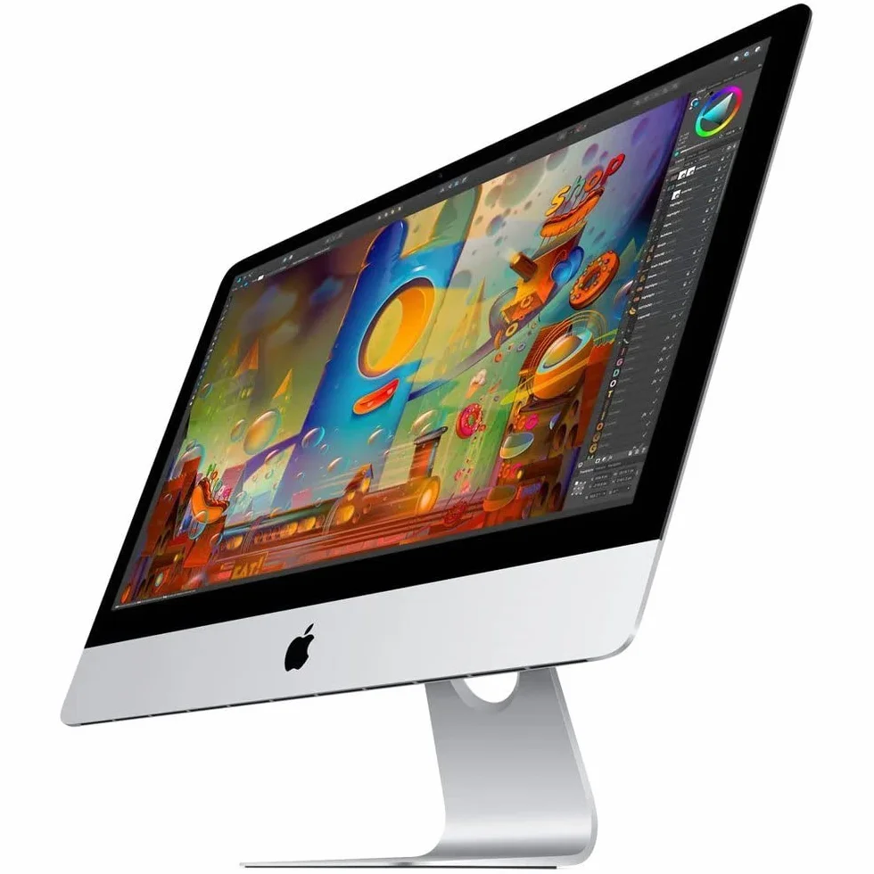 2017- Apple iMac 27 Inch 5K - 3.8GHz i5-8GB RAM - Radeon 580 8GB - 500GB SSD (A) Silver (Renewed)