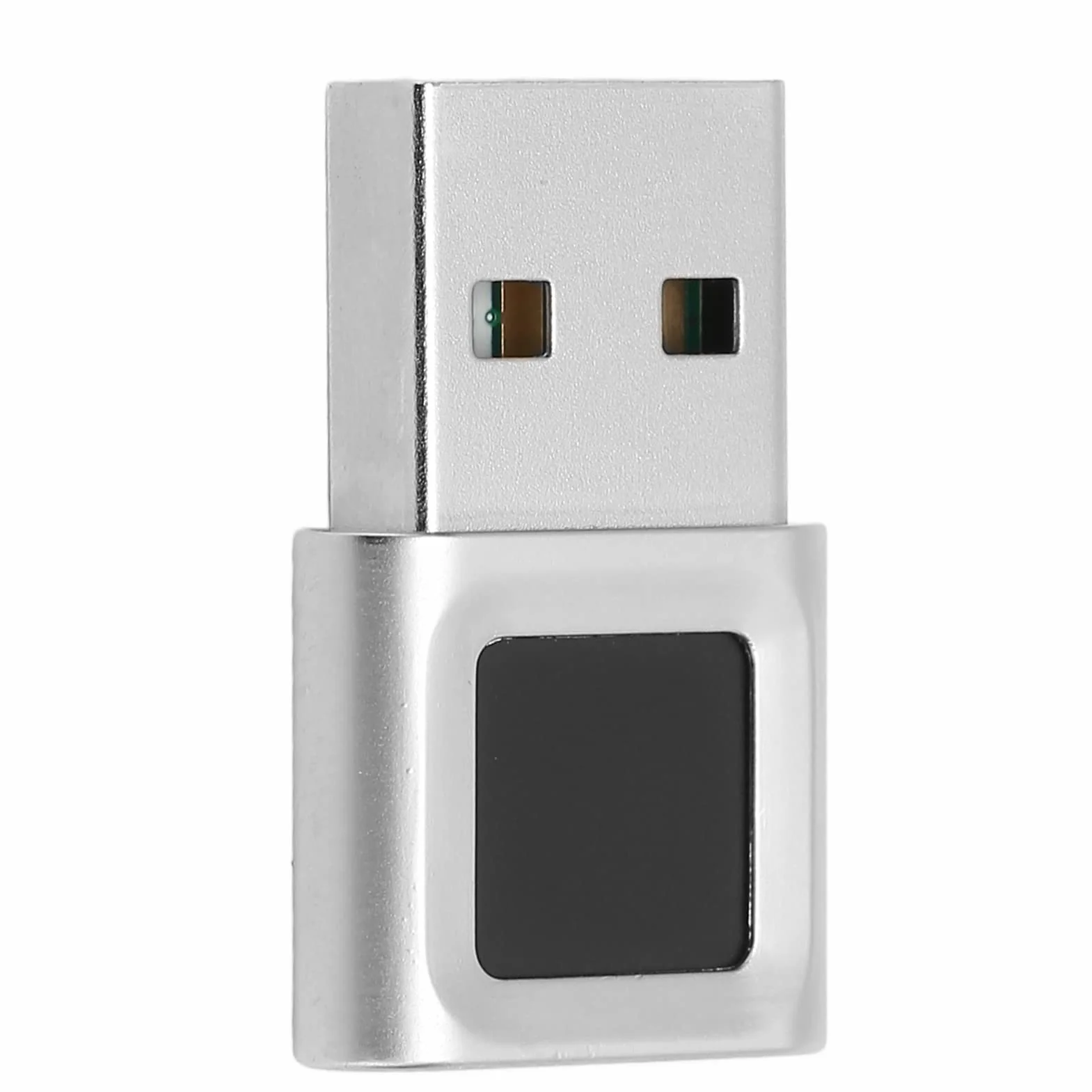 KIMISS Arcanite - Lector de Huellas Dactilares USB para PC 11, aleación de Zinc de 360 Grados, táctil, de Alta sensibilidad, Hello