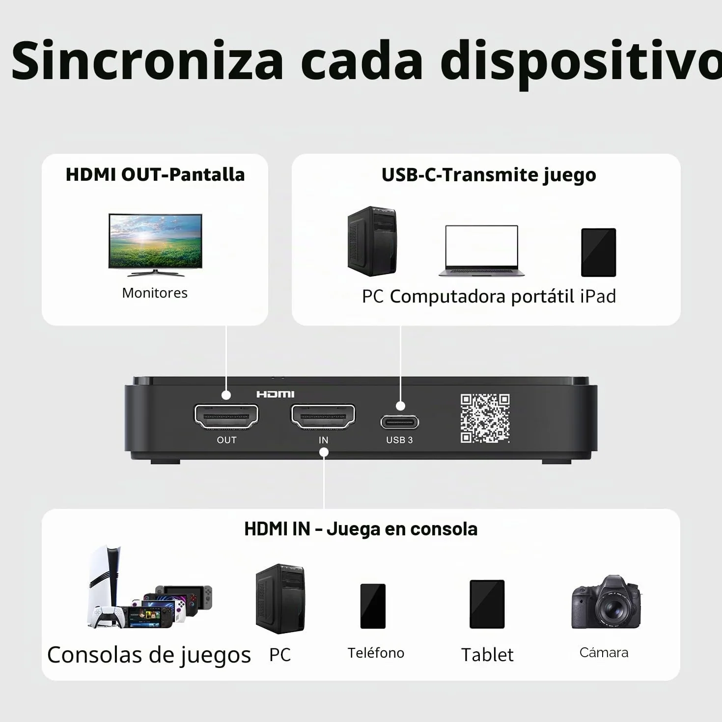 AVerMedia Tarjeta de Captura para Streaming, Paso Directo 4K60 HDR, Grabación de Vídeo 1080p60, Streaming de Juegos de Latencia Ultra Baja para Switch 2, Xbox, PS5, PC en Twitch, OBS, Win11, Mac