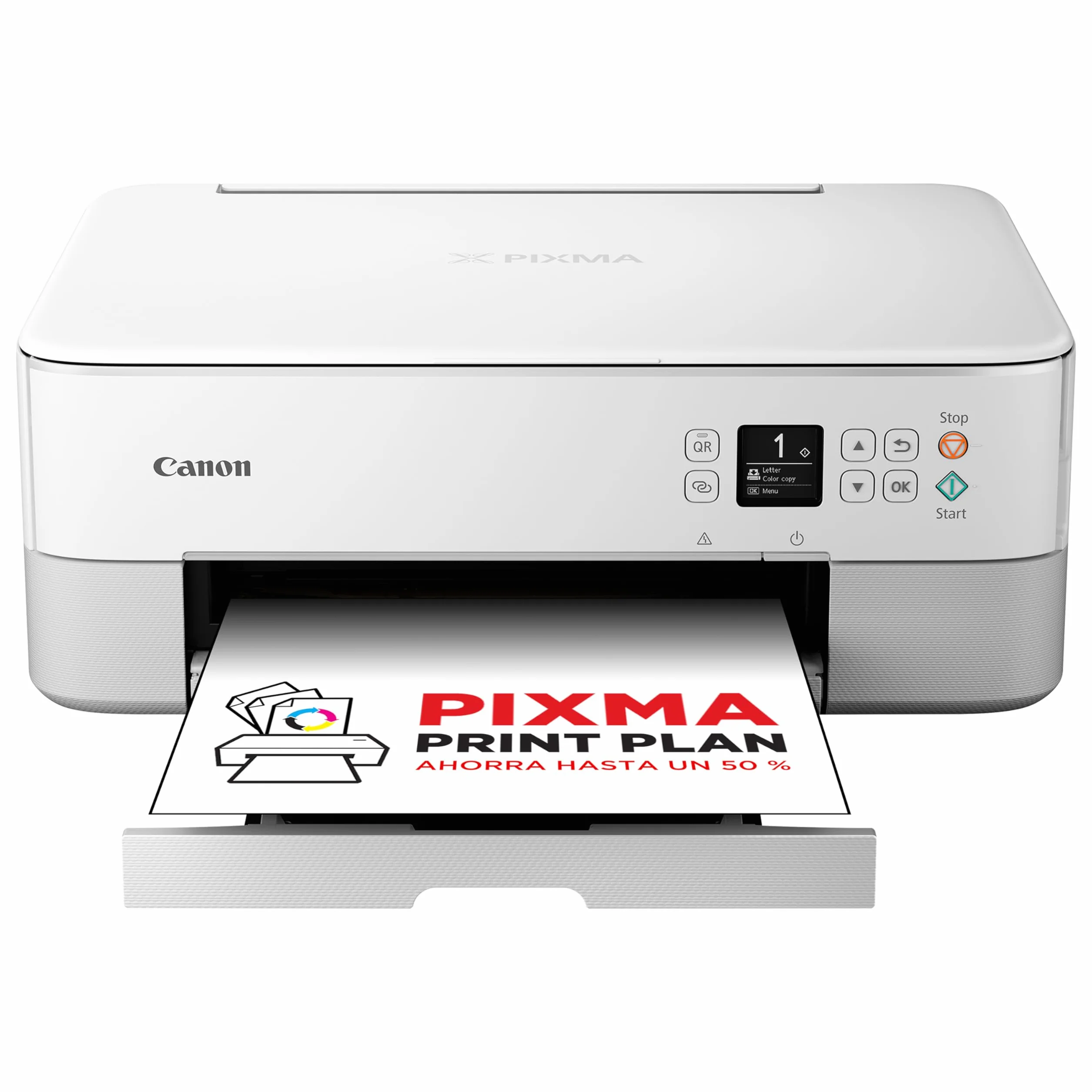 Canon PIXMA TS5351i – Impresora Multifunción para Uso Doméstico con Pantalla OLED | Conexión Inalámbrica desde tu Smartphone | Con PIXMA Print Plan