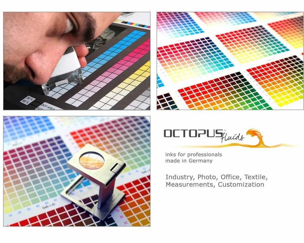 Limpiador de boquillas Octopus 500 ml, limpiador de cabezales de impresión compatible con los cabezales de impresión Epson con adaptador de manguera