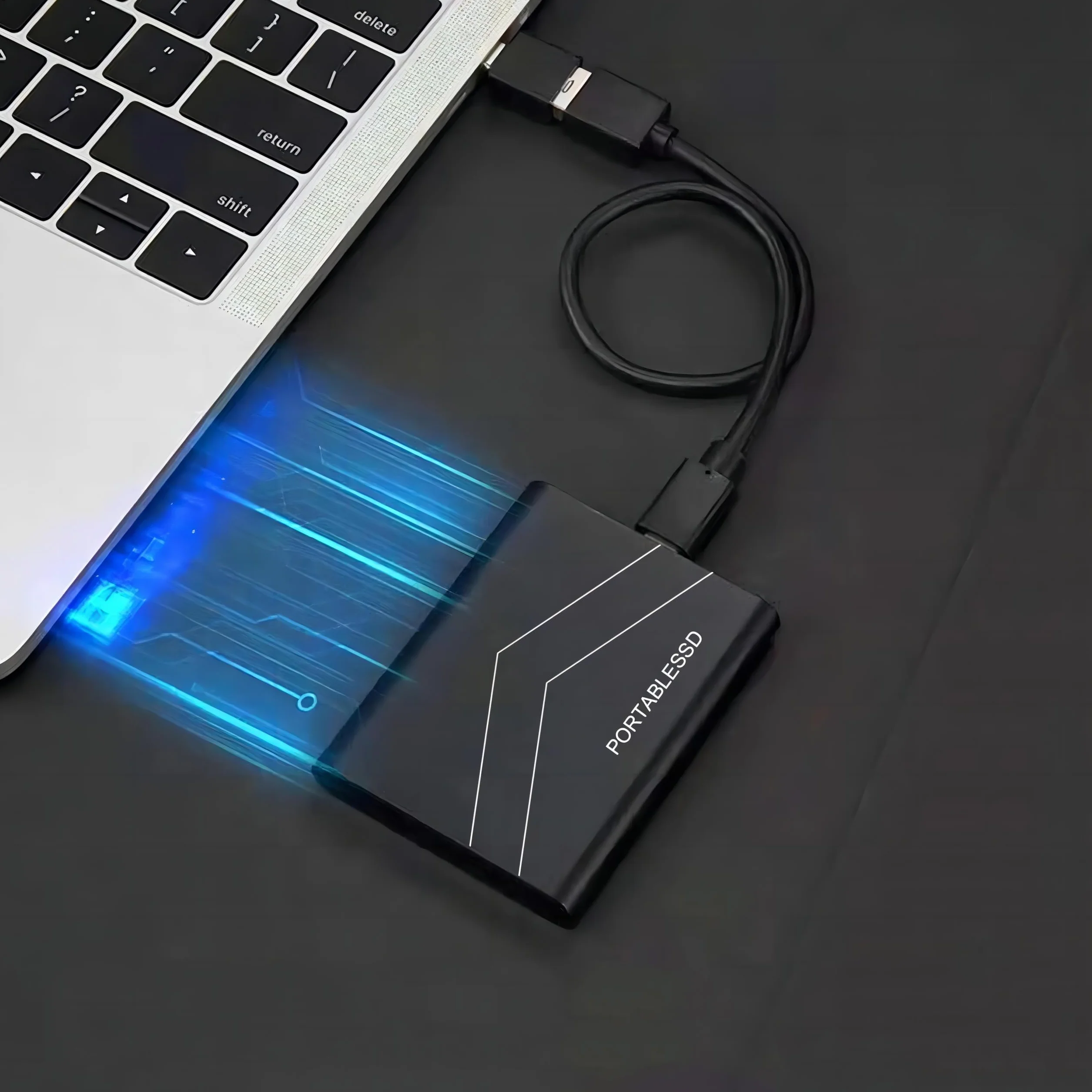Disco Duro Externo 2TB 2.5" USB 3.0 Portátil Negro