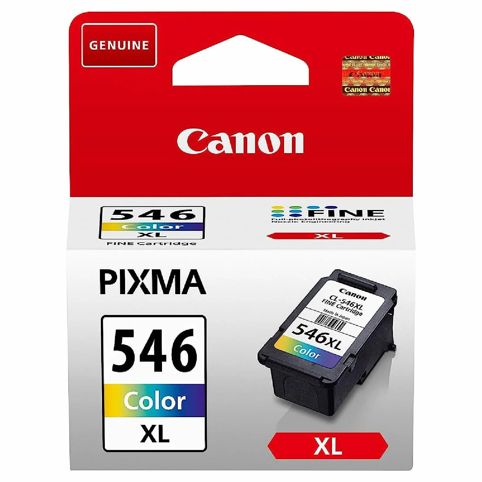 Canon Cartucho de Tinta Color de Alto Rendimiento CL-546XL Original - Imprime hasta 300 Páginas A4 (1 Cartucho) - Compatible con Impresoras PIXMA