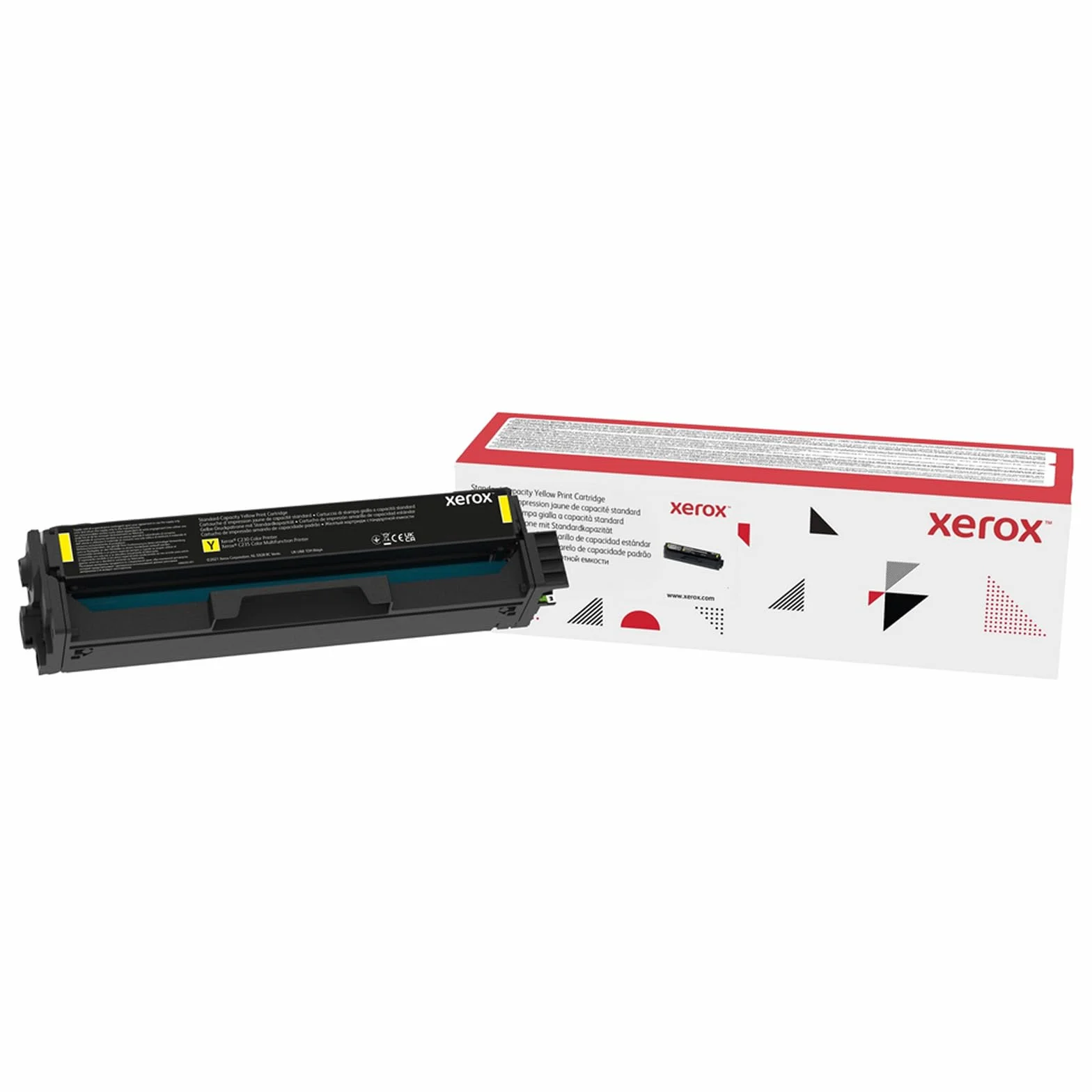 Xerox Original C230 / C235 Amarillo Cartucho de Tóner Estándar Capacidad (1,500 Páginas) - 006R04386