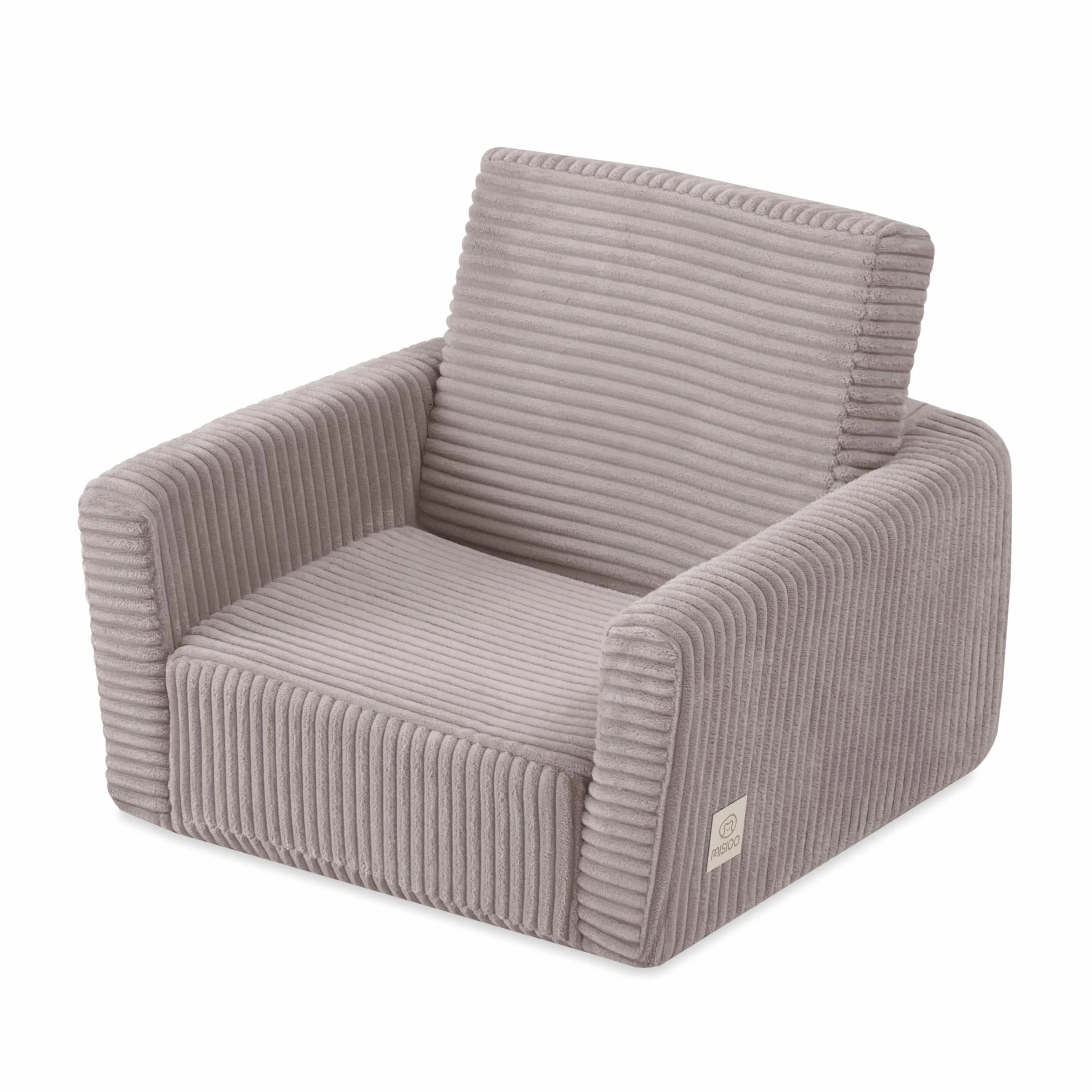 MISIOO Sillón infantil CUBIE de pana plegable para niños y bebés suave habitación infantil