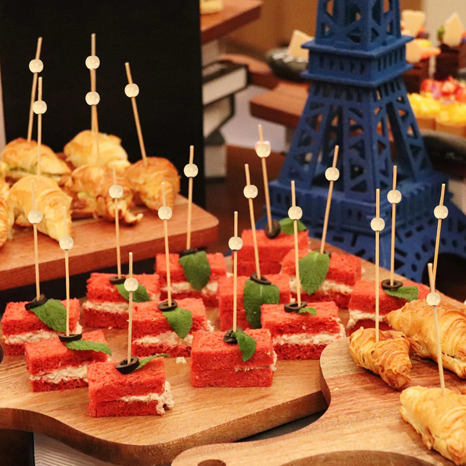 Palillos Cóctel Bambú 12 cm 400 Piezas Fingerfood