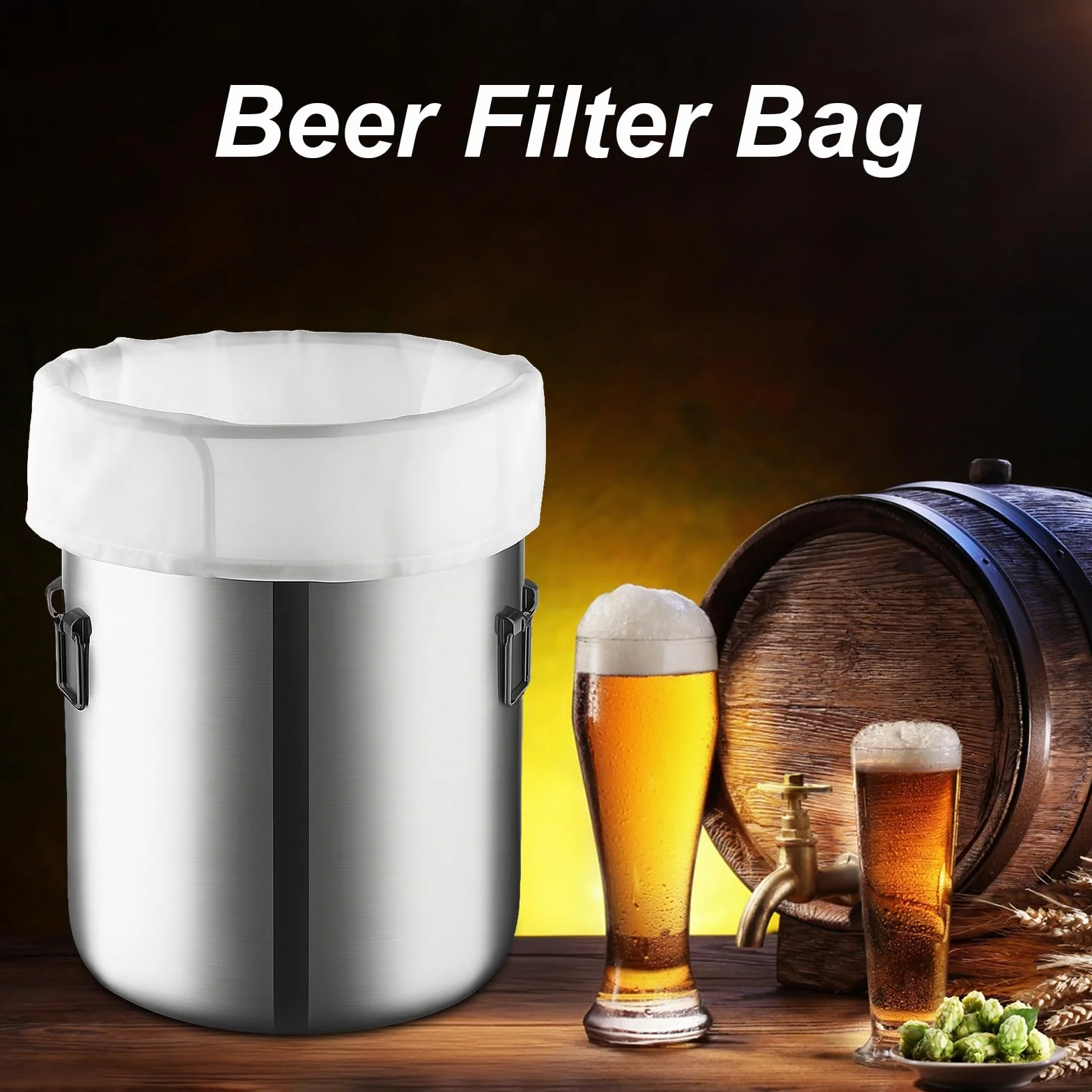 Bolsas de Filtro de Malla Fina 80 Mallas para Leche, Cerveza, Vino, Fruta, Verdura, Mermelada