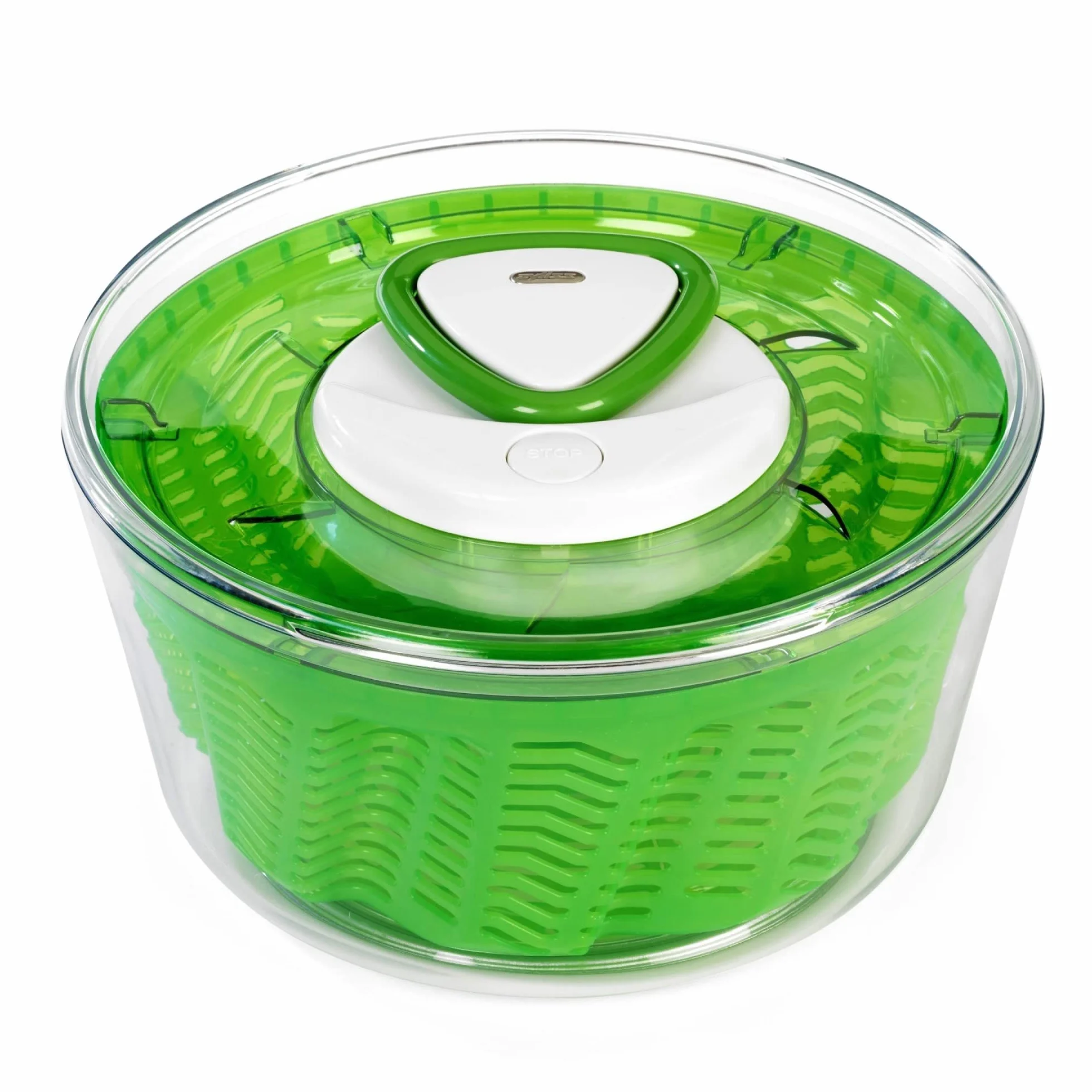 Zyliss E940012 Easy Spin 2 Centrifugadora de Lechuga, Grande, Plástico, Verde, Escurridor Para Ensaladas y Verduras, Apto Para Lavavajillas