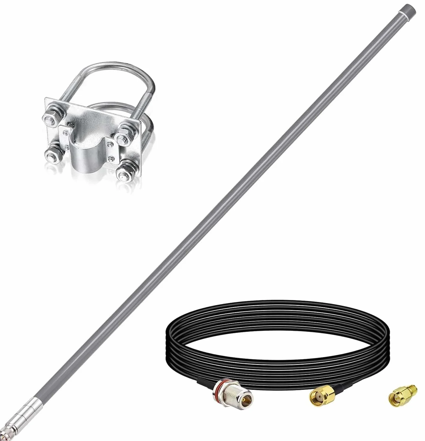 Bingfu Antena Lora 868mhz 8dbi Antena de Helium con Cable de 3 Metros para MNTD RAK V2 Nebra Bobcat 300 Sensecap M1 HNT Helium Hotspot Miner SyncroBit Gateway