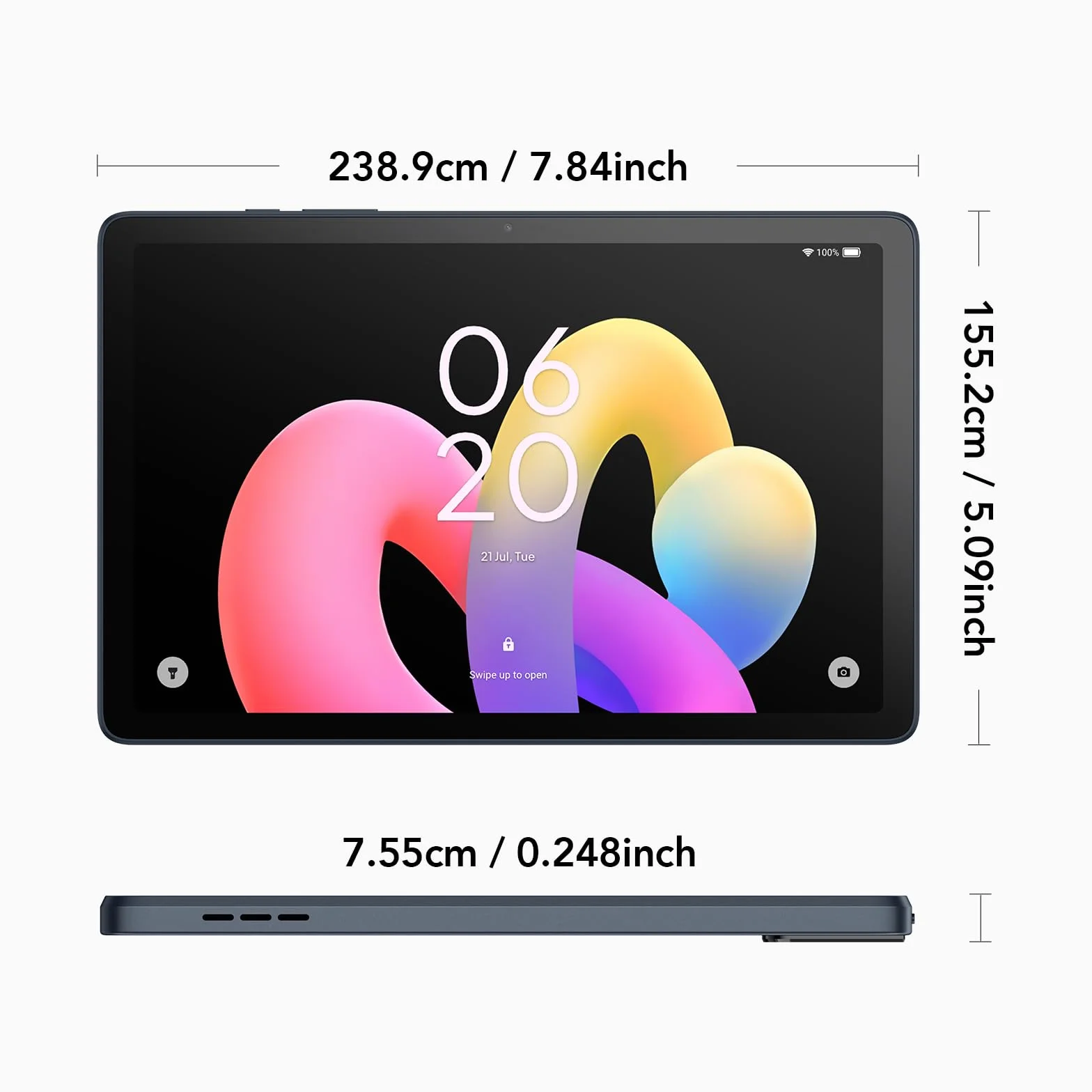 TCL Tab 10L Gen 4 Tablet Android | Pantalla 10,1" FHD | 4 GB + 64 GB | Batería 6000 mAh | Android 14 | WiFi | Quad Speakers | Control Parental | Gama de Entrada