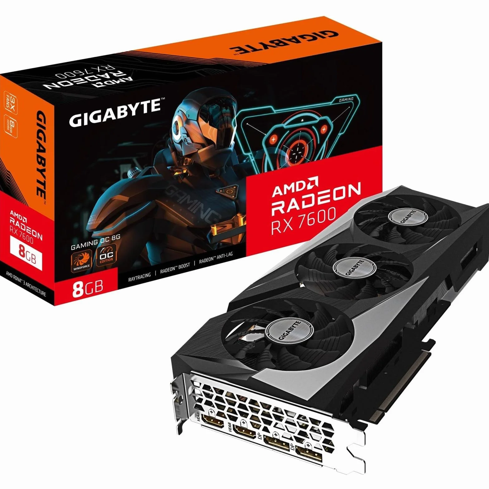 Gigabyte vga AMD RX 7600 Gaming OC 8gb