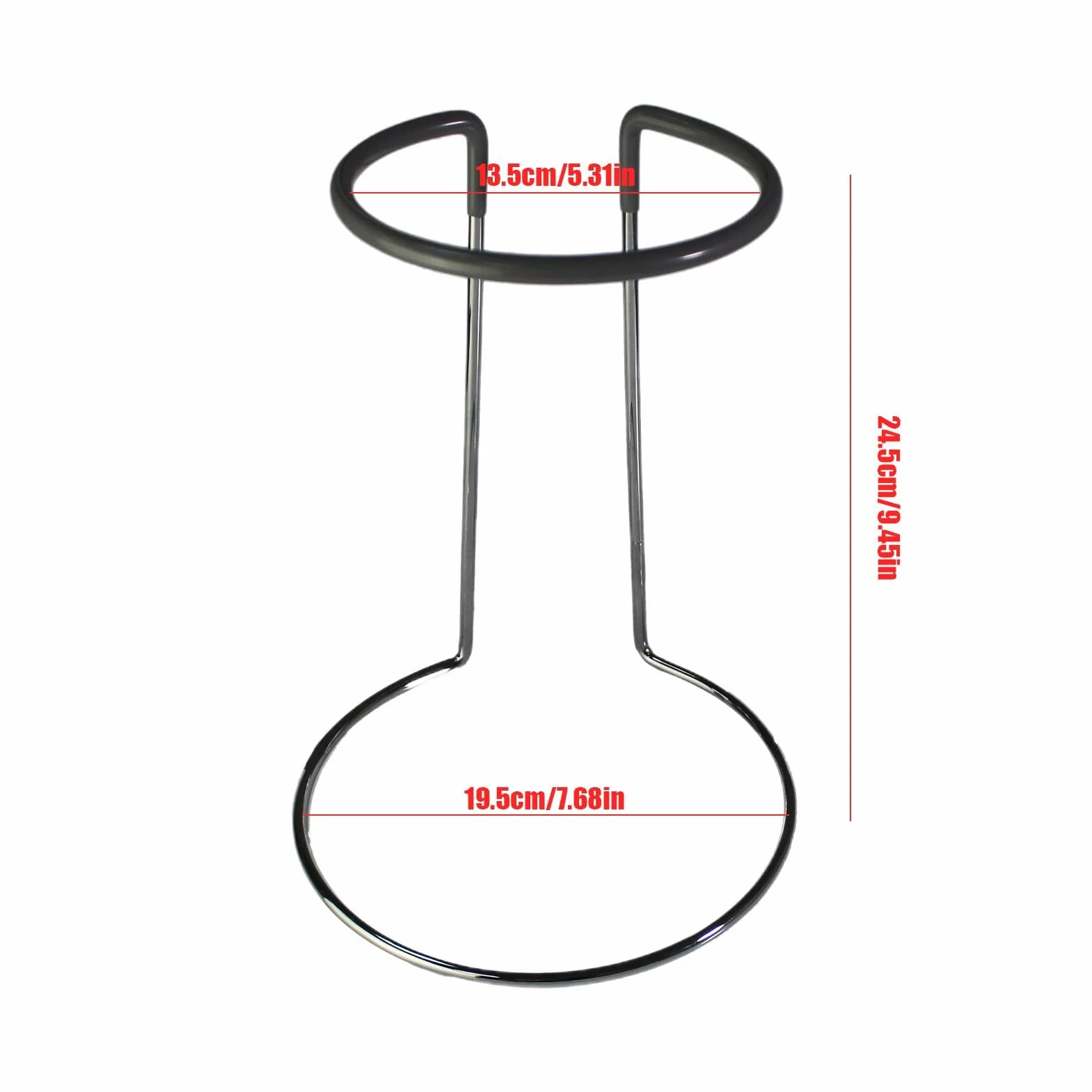 Soporte para secadora de decantador de vino, estable con recubrimiento de goma