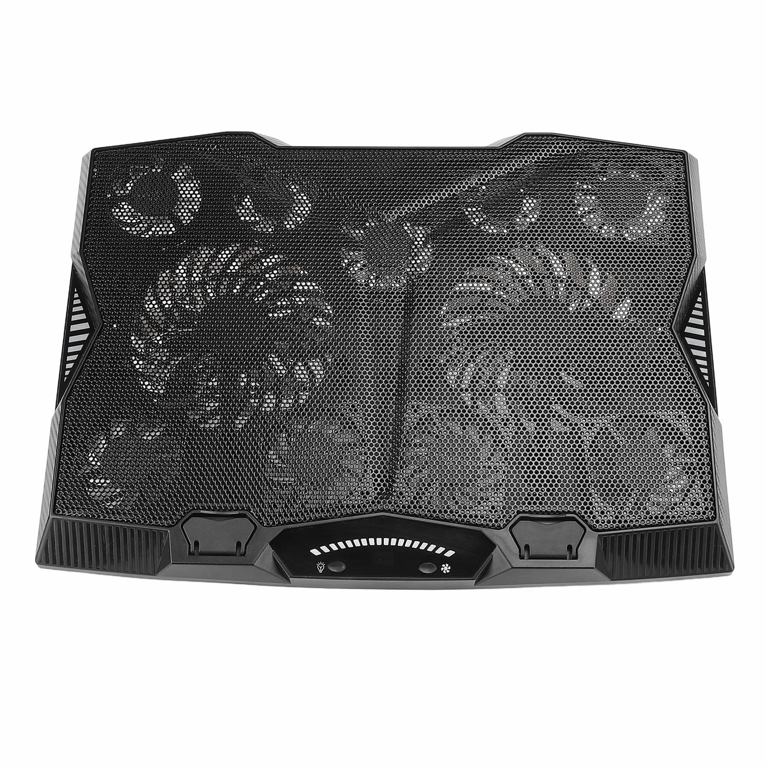 Acouto Base de Enfriamiento para Portátil, 3400 RPM, 11 Ventiladores, 5 Niveles de Altura, Soporte Multifunción para Notebook y Tablet con Velocidad Ajustable