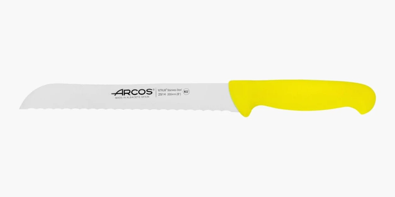 Arcos Cuchillo Panero Hoja Serrada Acero Inoxidable NITRUM 200 mm Serie 2900
