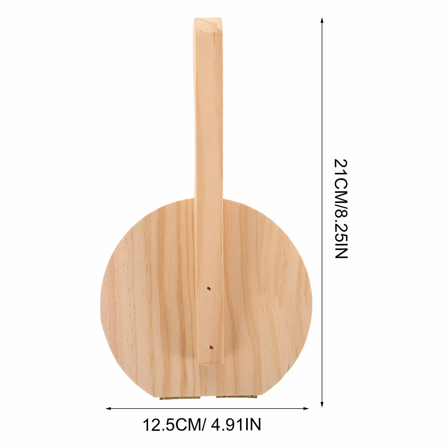 Prensa Manual para Bolas de Masa Hervida 21.5x12.5 cm de Madera Ergonómica para Empanadillas y Dumplings