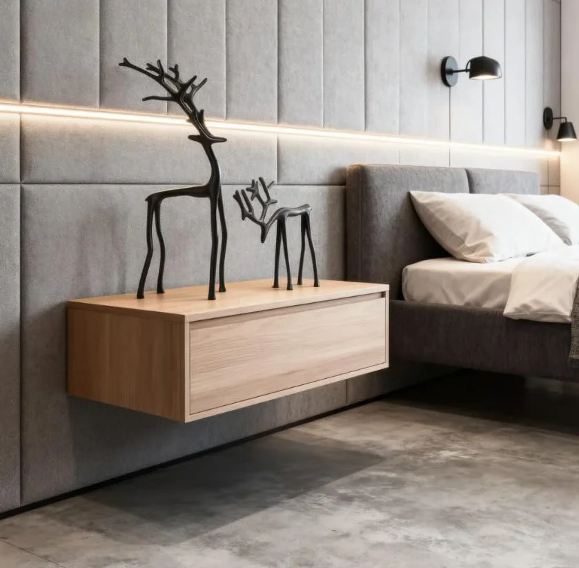 Reno de metal negro, adornos Navidad 2 piezas decoración sala estar dormitorio