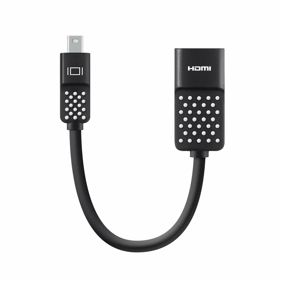 Belkin F2CD079bt - Adaptador de Mini DisplayPort a HDMI (4K, para dispositivos con mini-DP) negro