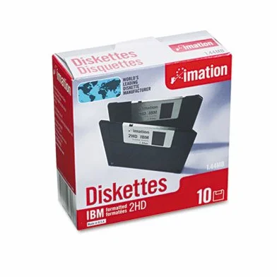 Imation – 3 – 1/2 "disquetes, Formato, Formato de PC, 1,44 MB, DS-HD