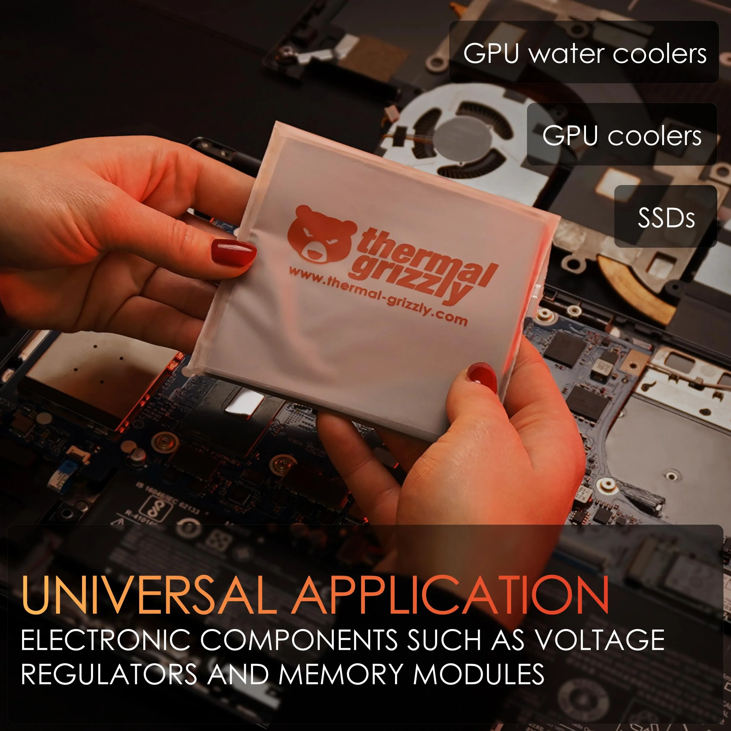 Thermal Grizzly Minus Pad Advance - 120 x 20 x 1,5 mm, 4 St?ck