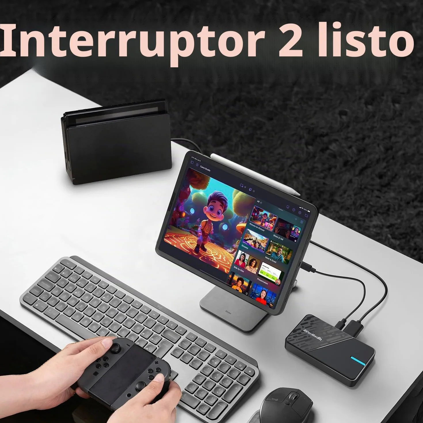AVerMedia Tarjeta de Captura para Streaming, Paso Directo 4K60 HDR, Grabación de Vídeo 1080p60, Streaming de Juegos de Latencia Ultra Baja para Switch 2, Xbox, PS5, PC en Twitch, OBS, Win11, Mac